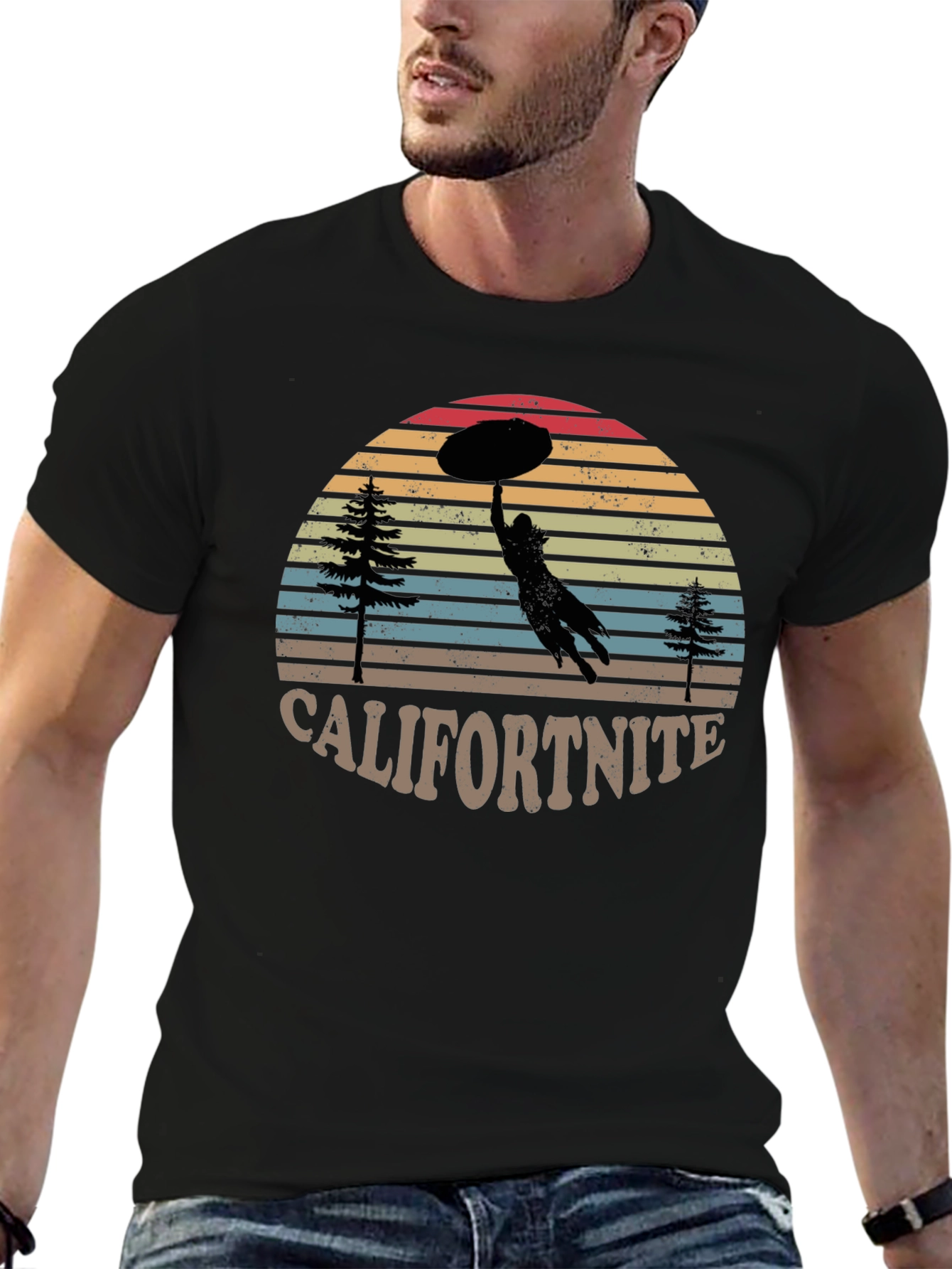 Califortnite Graphic T-Shirt - Retro Design