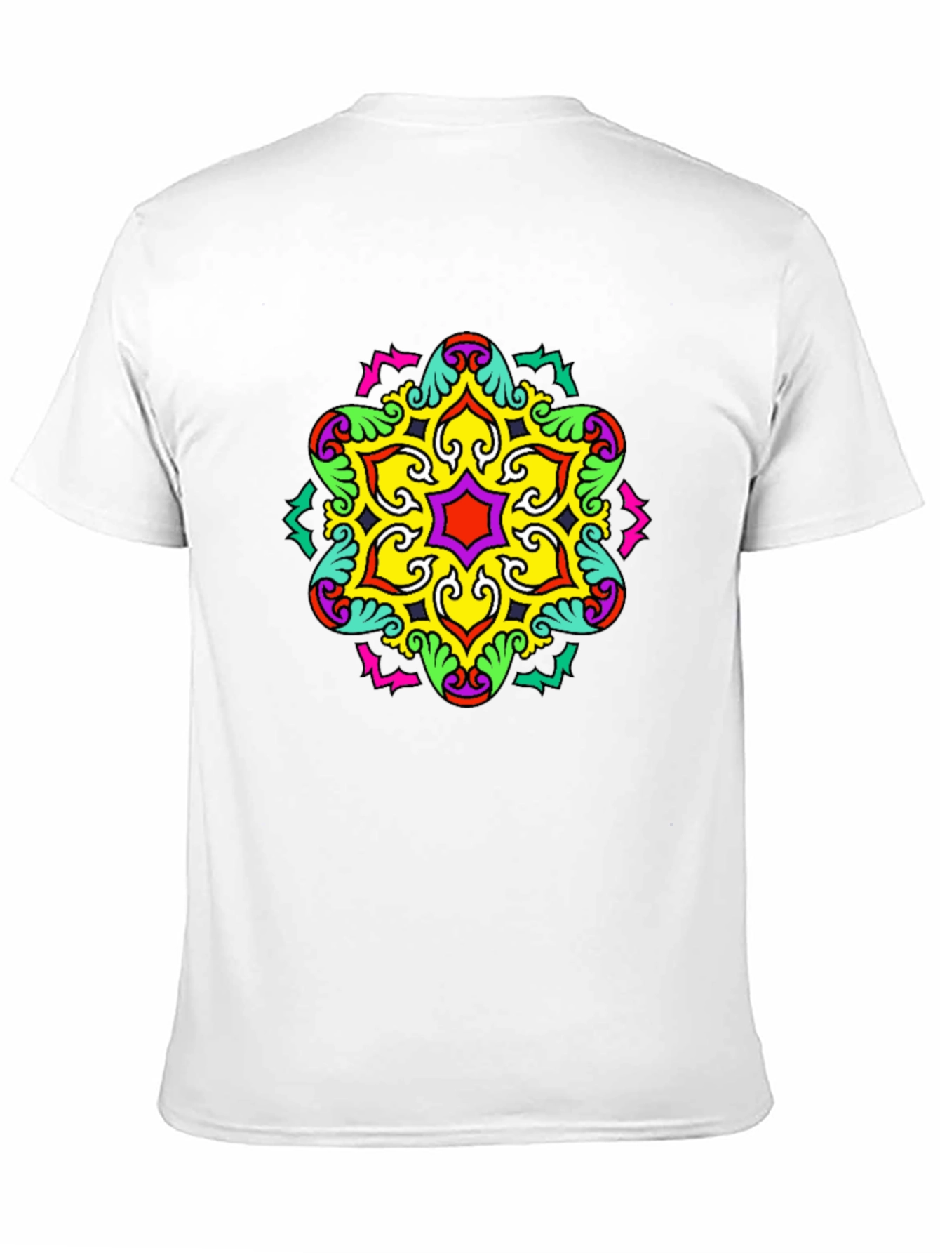 Bold Geometric Mandala Graphic Tee
