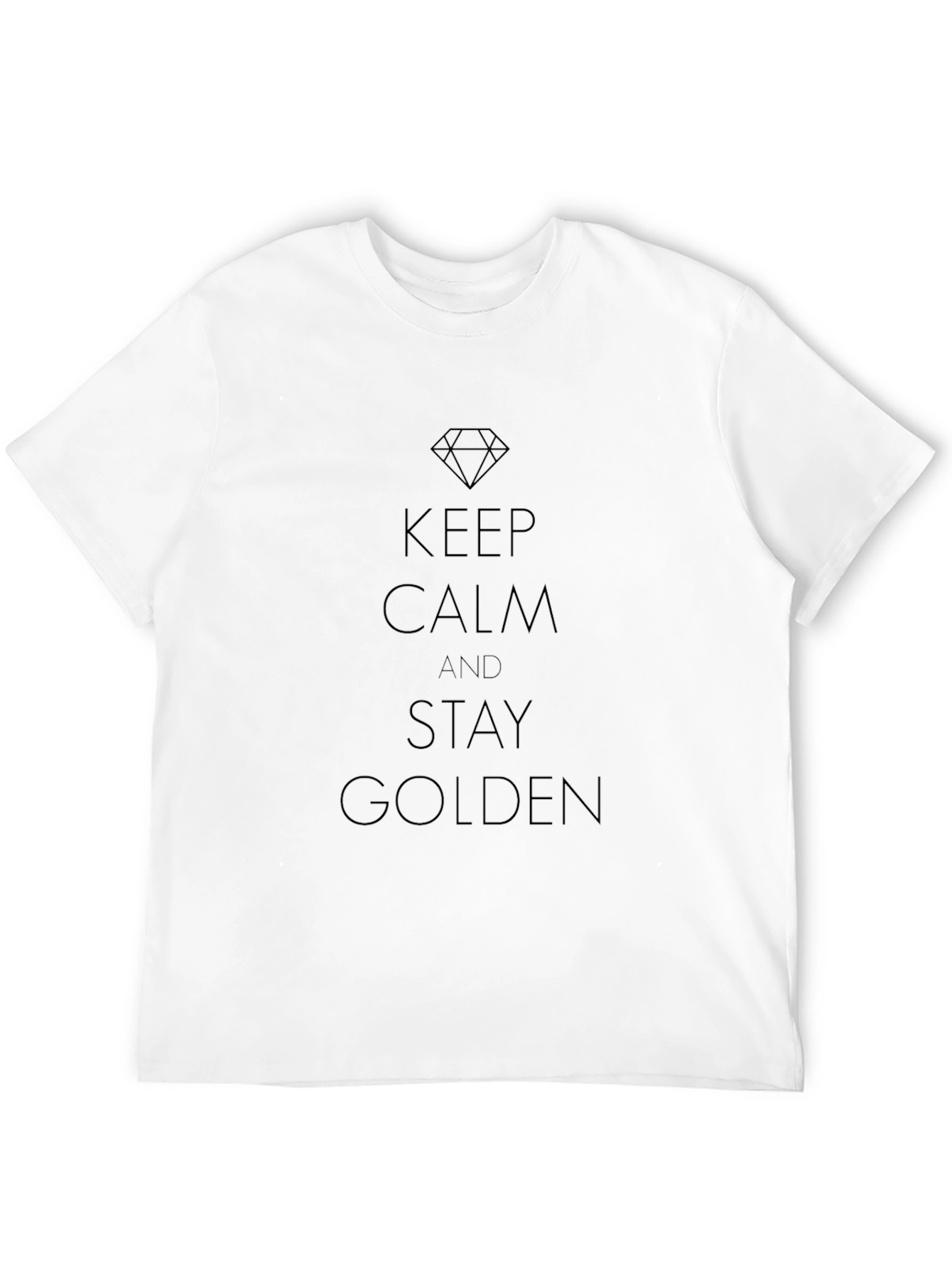 Keep Calm & Stay Golden Graphic Tee