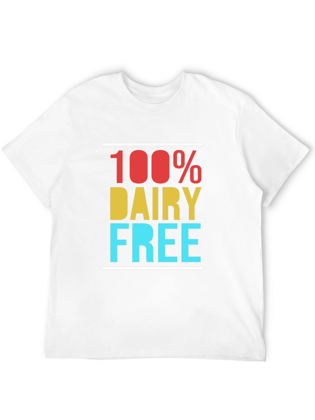 100% Dairy Free T-Shirt Black