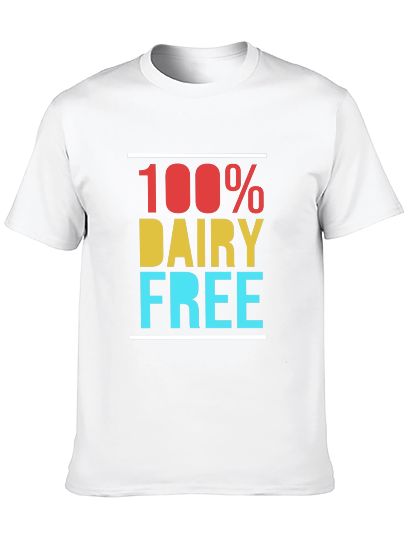100% Dairy Free T-Shirt Black