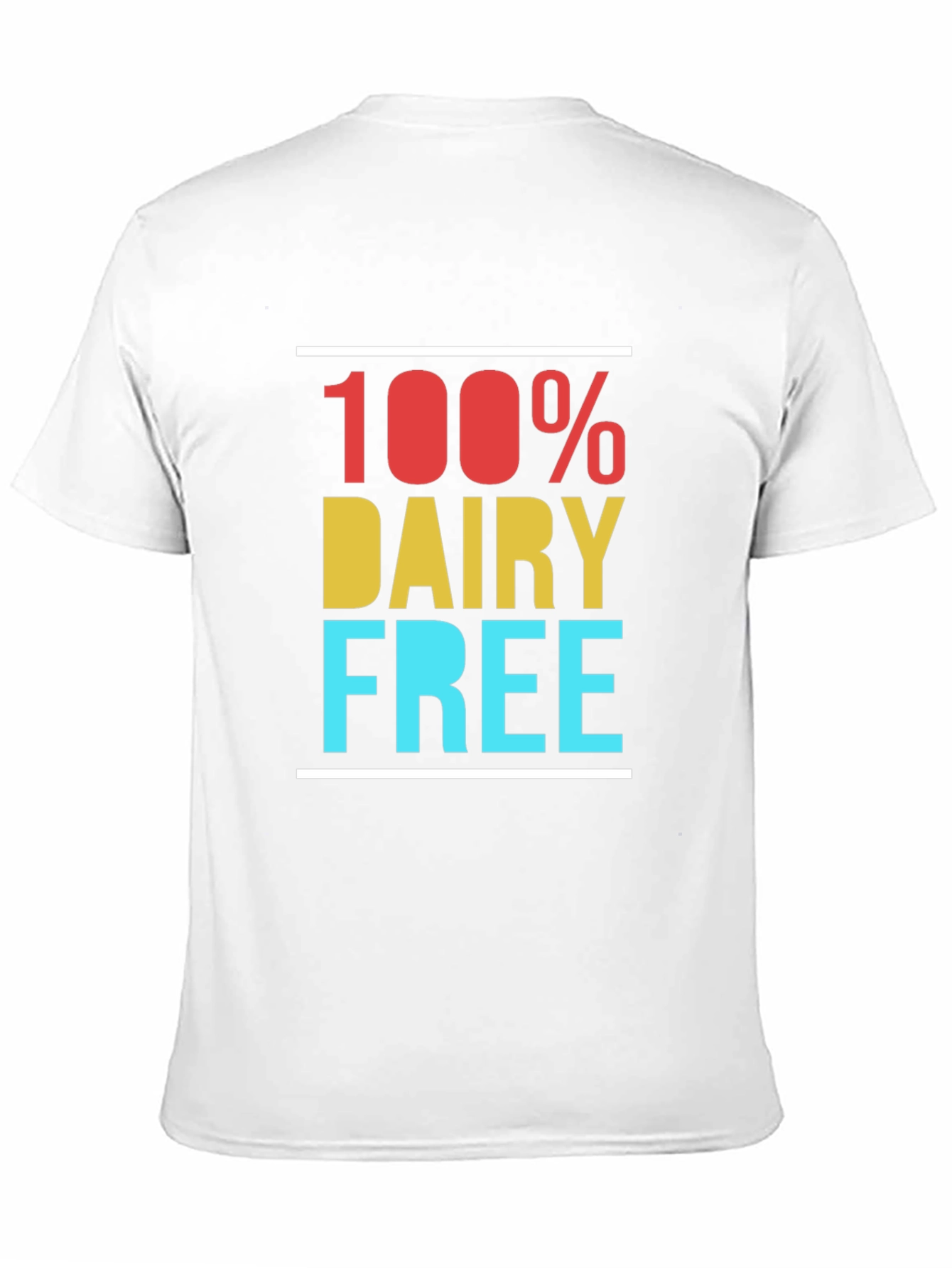 100% Dairy Free T-Shirt Black