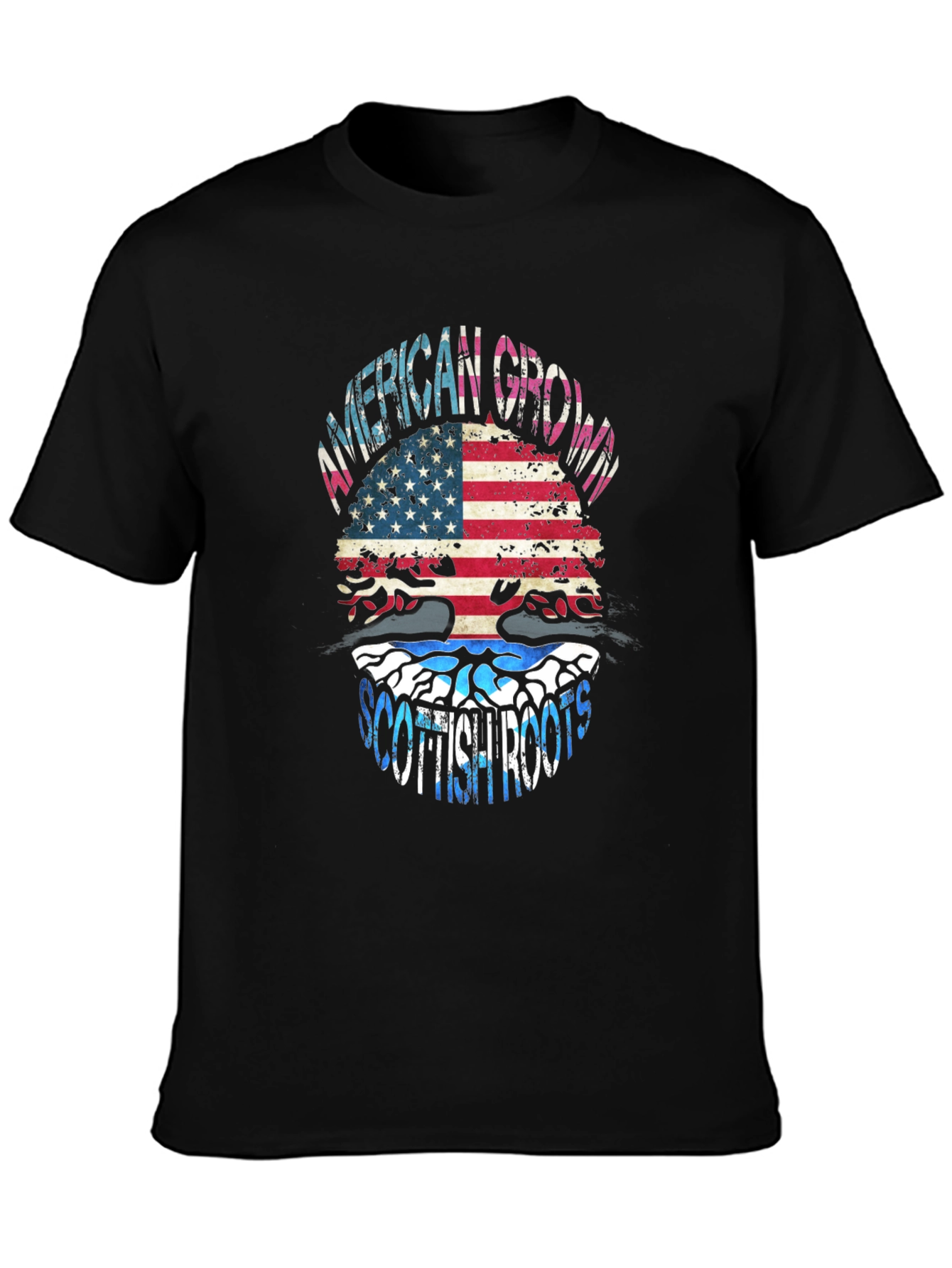 American Grown Scottish Roots Graphic Tee