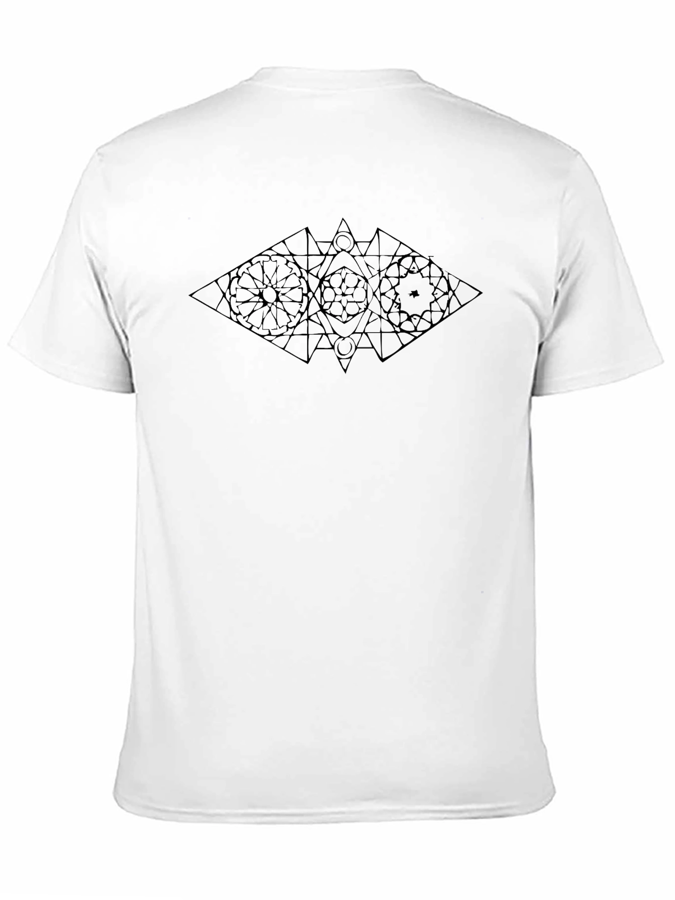 Geometric Design T-Shirt - Modern Minimalist Tee