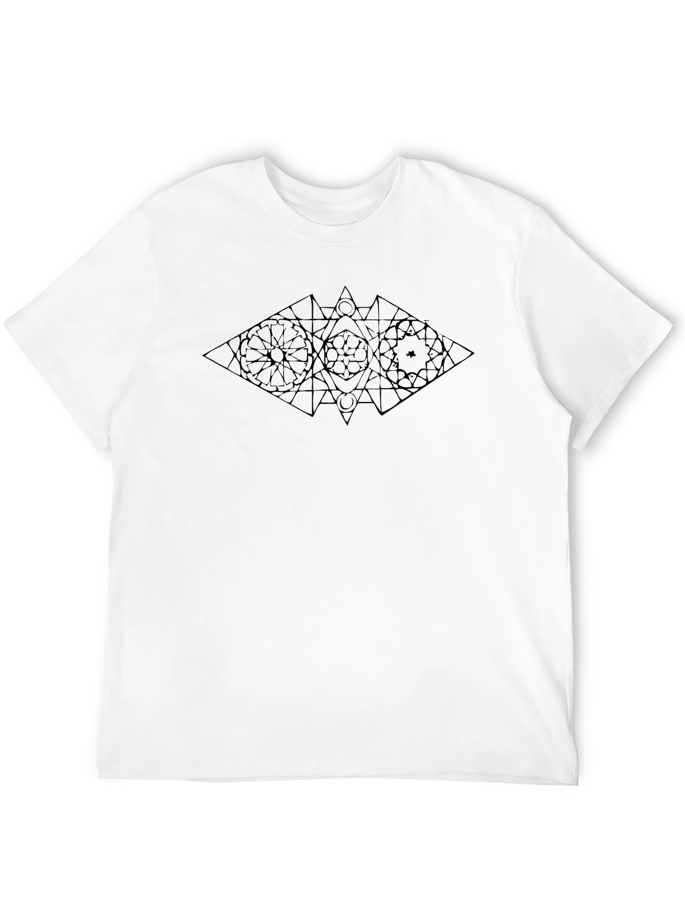 Geometric Design T-Shirt - Modern Minimalist Tee