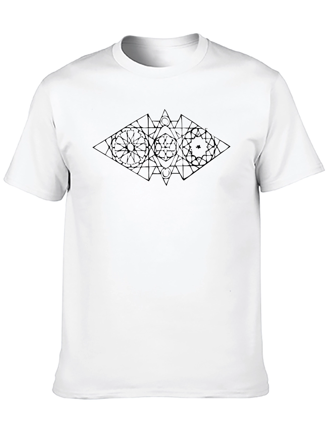 Geometric Design T-Shirt - Modern Minimalist Tee
