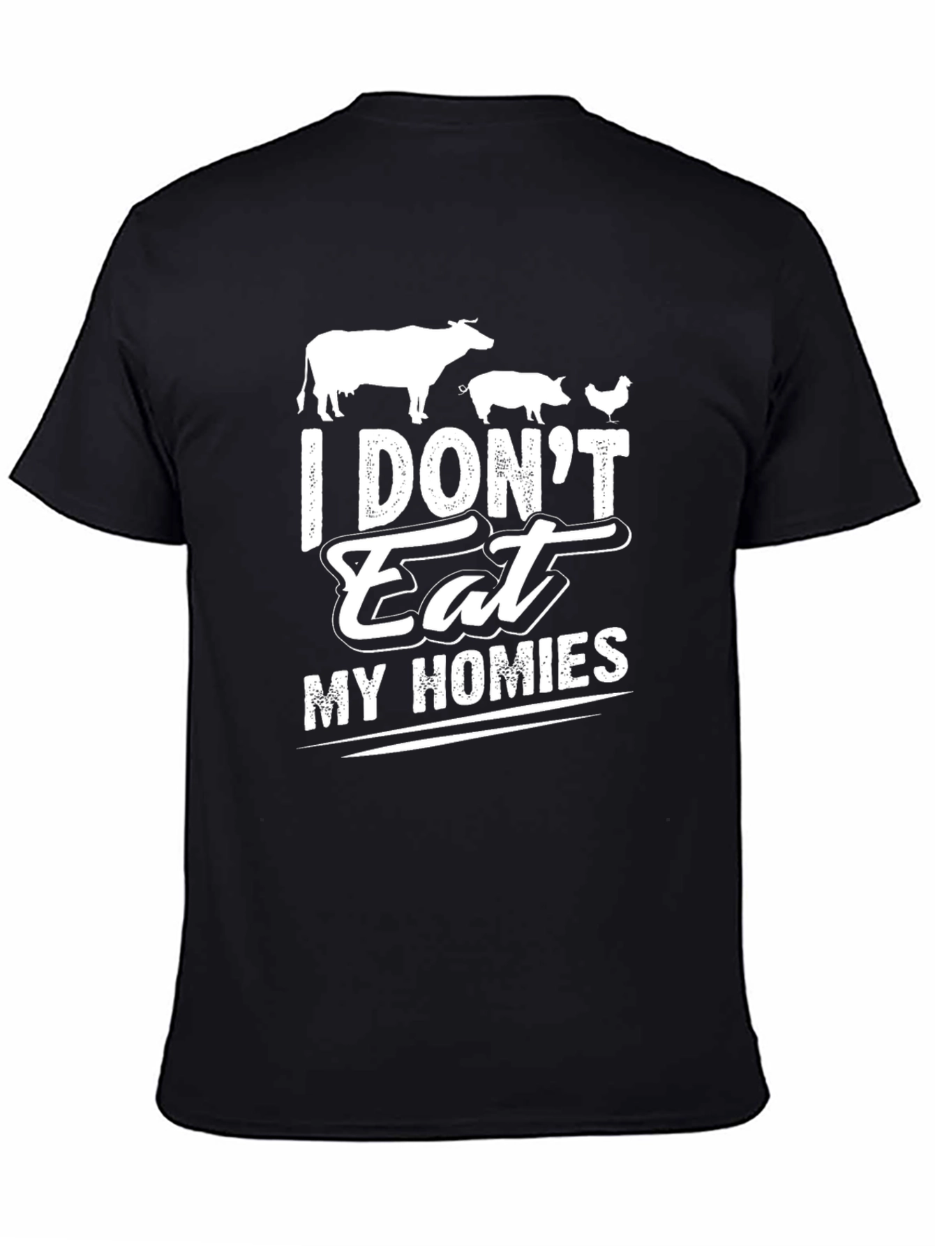 Vegan T-Shirt: I Dont Eat My Homies Graphic Tee