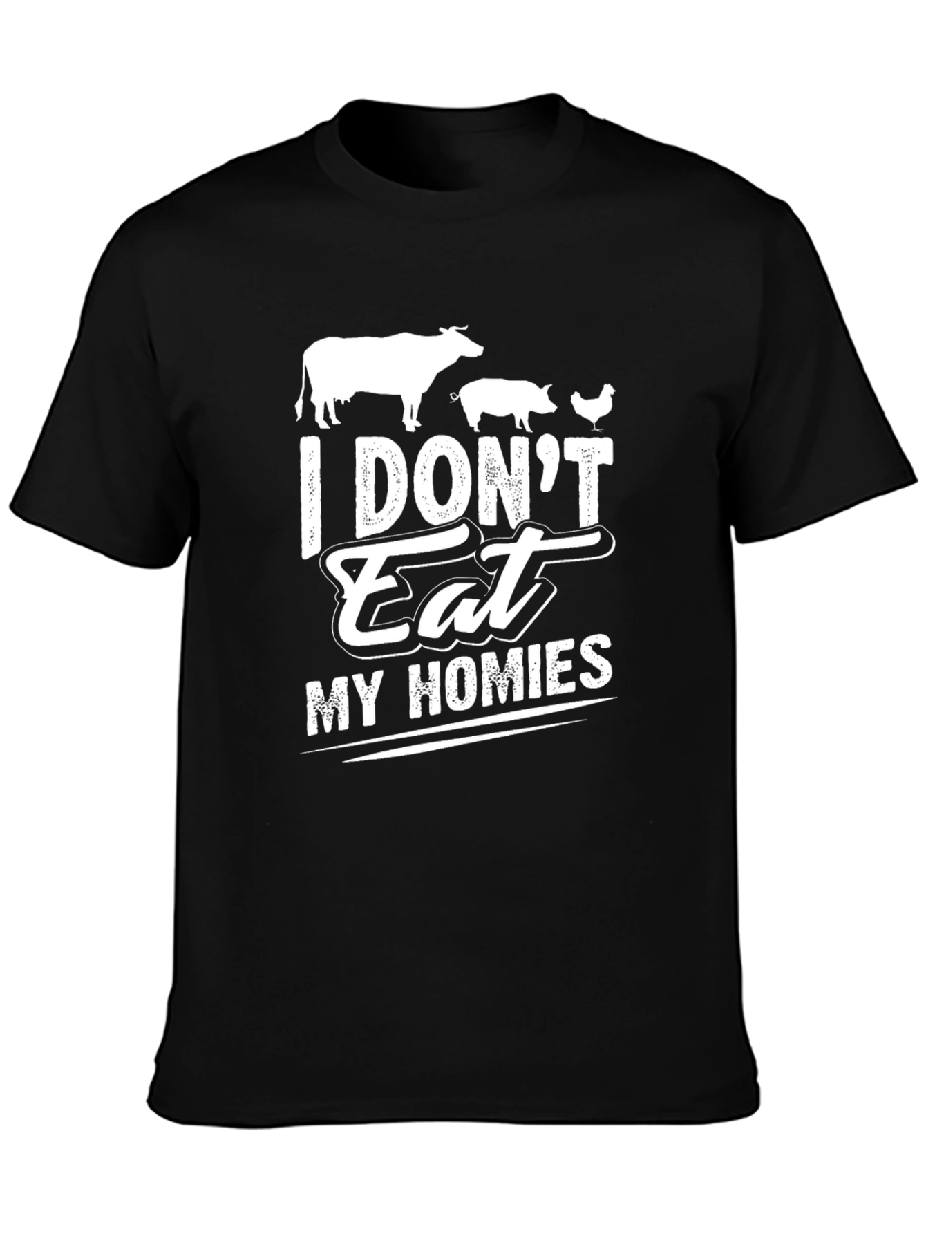 Vegan T-Shirt: I Dont Eat My Homies Graphic Tee