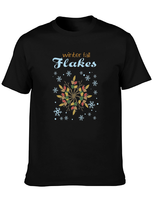 Winter Fall Flakes T-Shirt