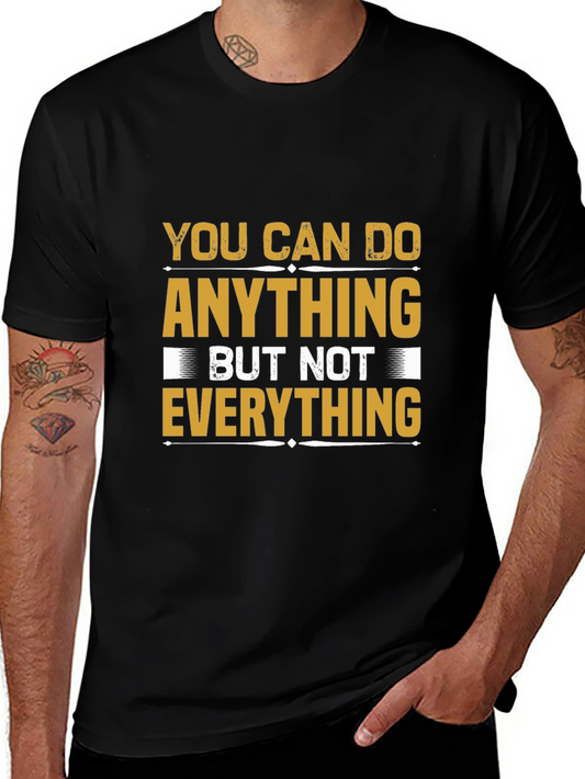Motivational Graphic Tee - You Can Do Anything