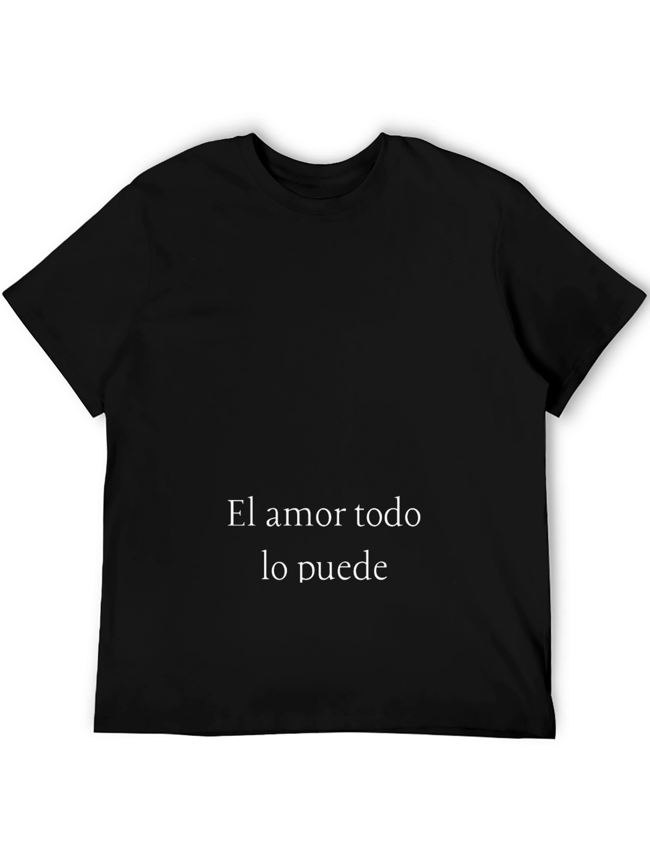 Love Conquers All Black Graphic Tee