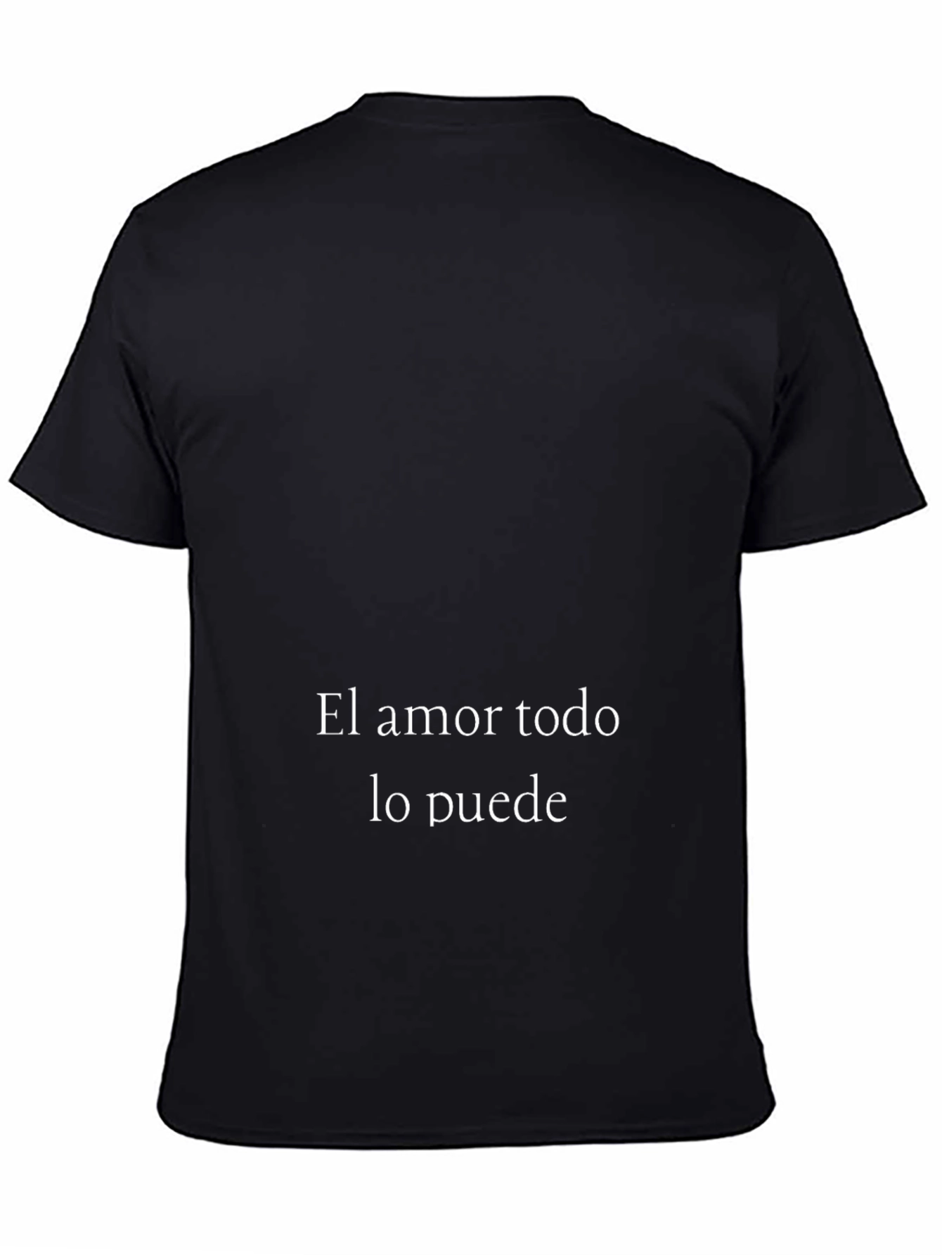 Love Conquers All Black Graphic Tee
