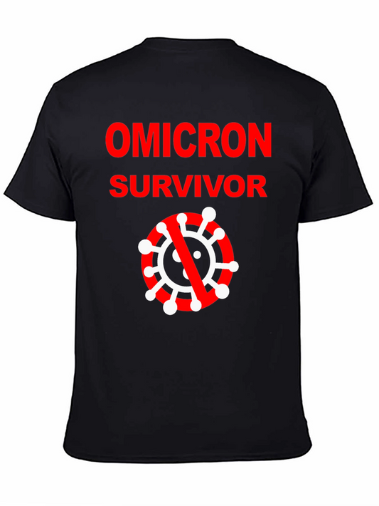 Omicron Survivor Black T-Shirt