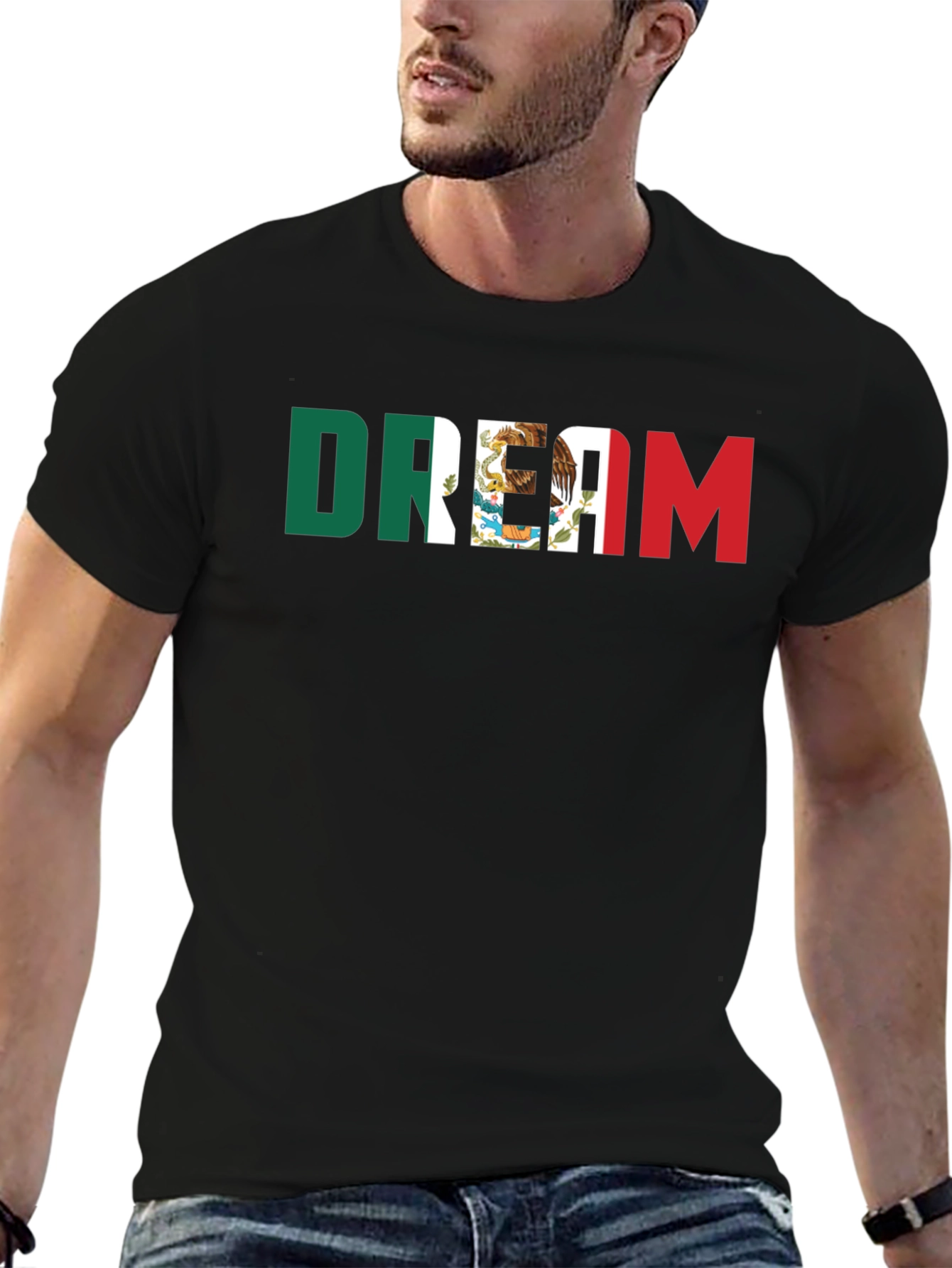 Mexican Dream T-Shirt - Black Crew Neck Tee