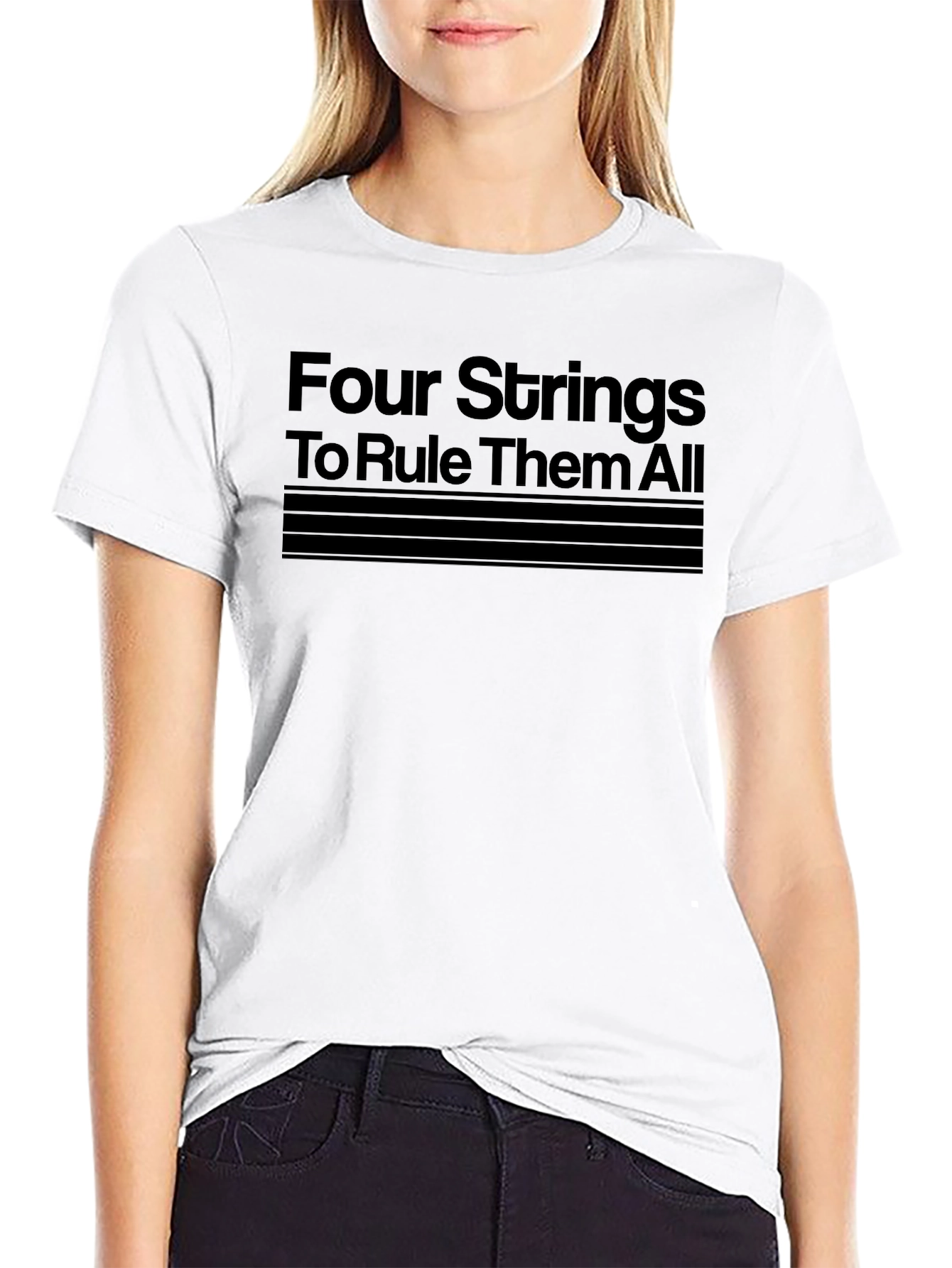 Four Strings to Rule Them All T-Shirt