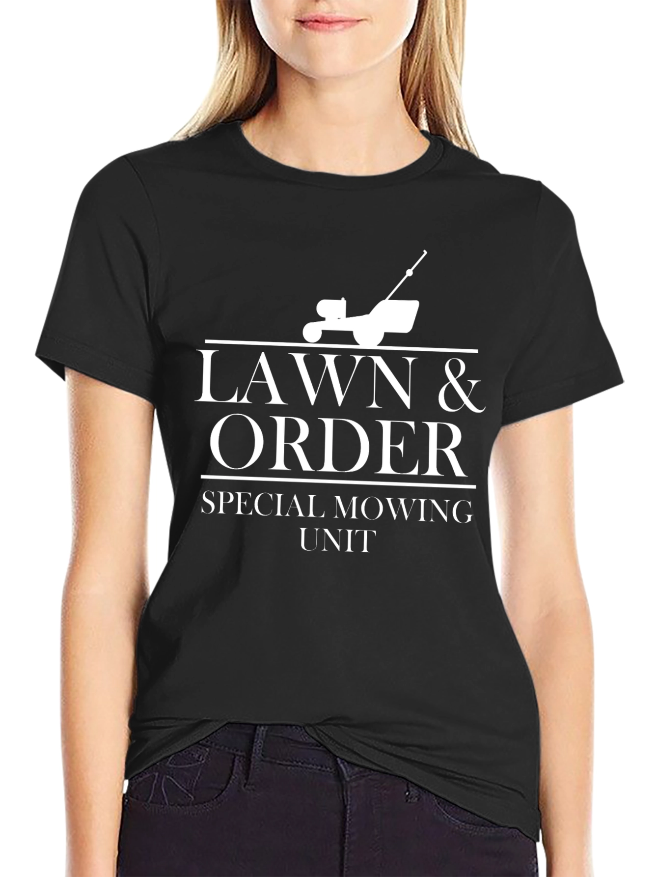 Lawn & Order T-Shirt - Special Mowing Unit