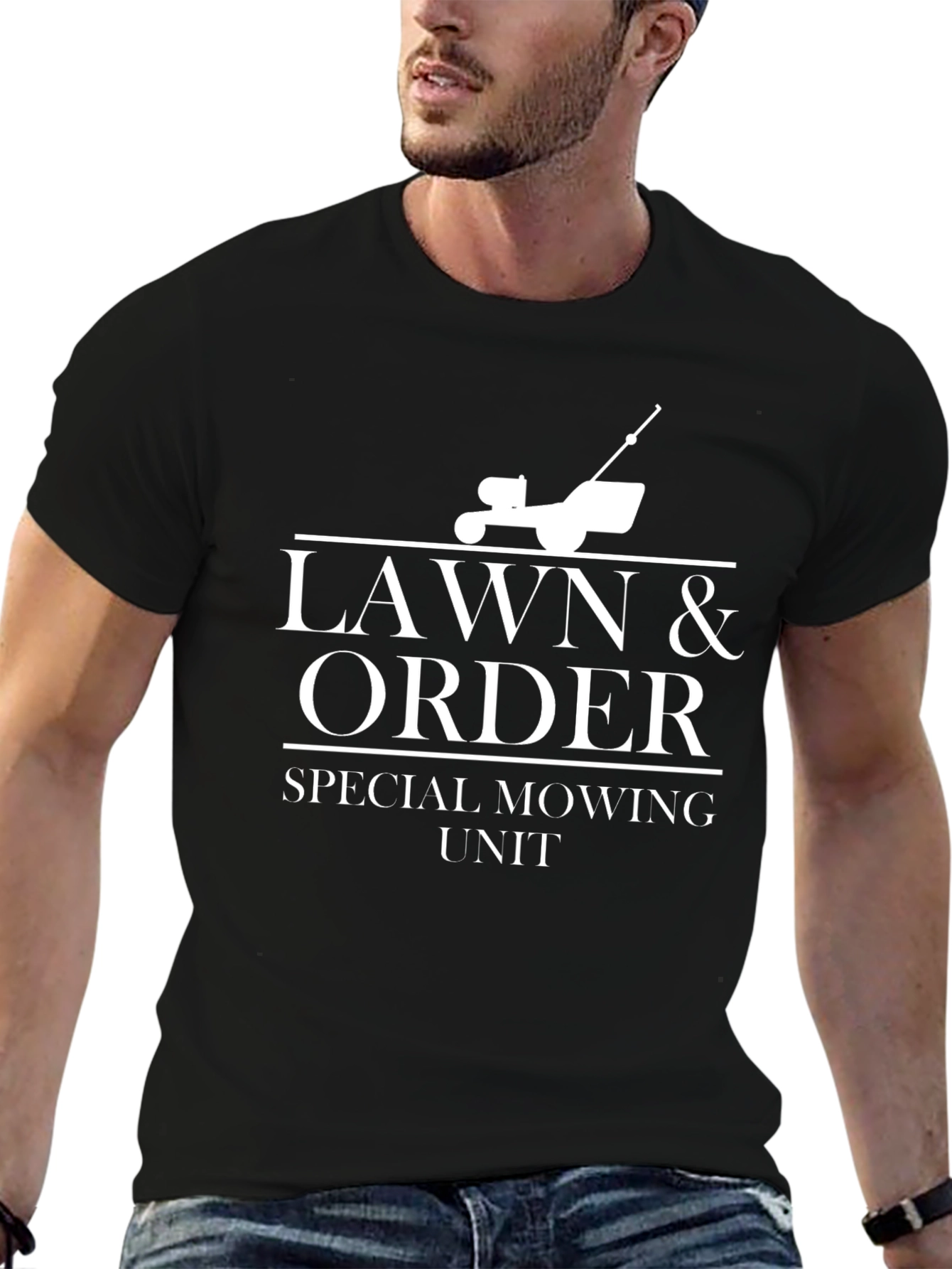 Lawn & Order T-Shirt - Special Mowing Unit