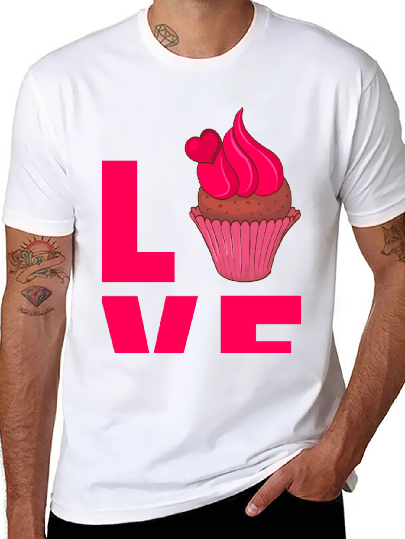 Love Cupcake T-Shirt Valentines Day