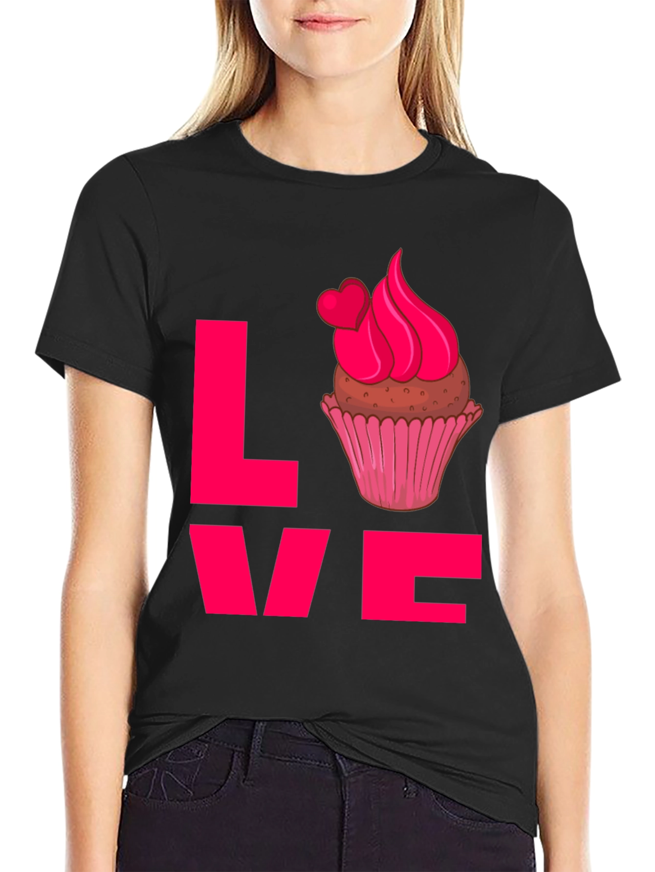 Love Cupcake T-Shirt Valentines Day