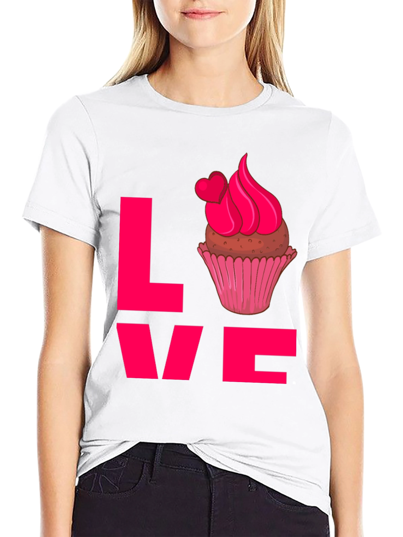 Love Cupcake T-Shirt Valentines Day