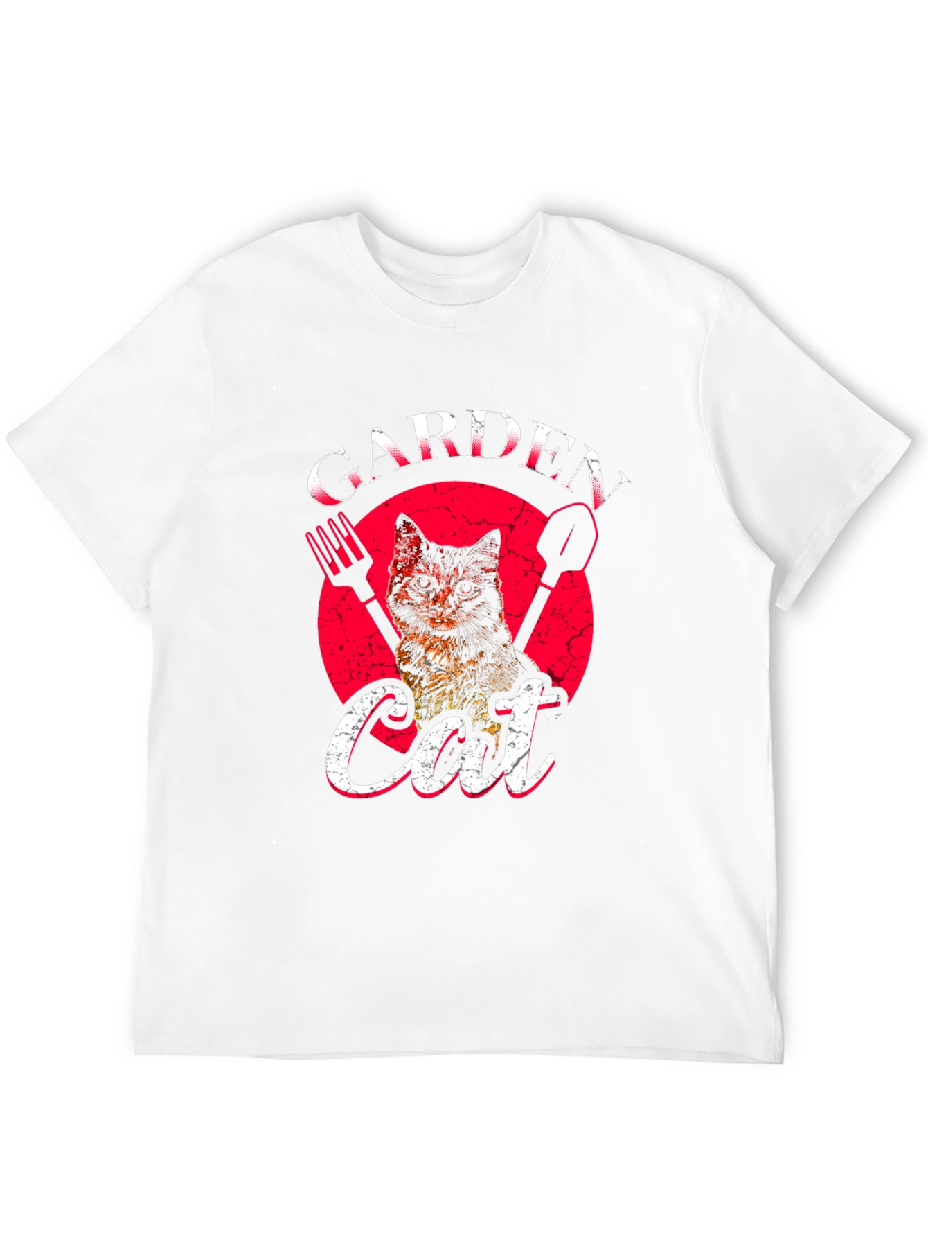 Garden Cat Graphic T-Shirt