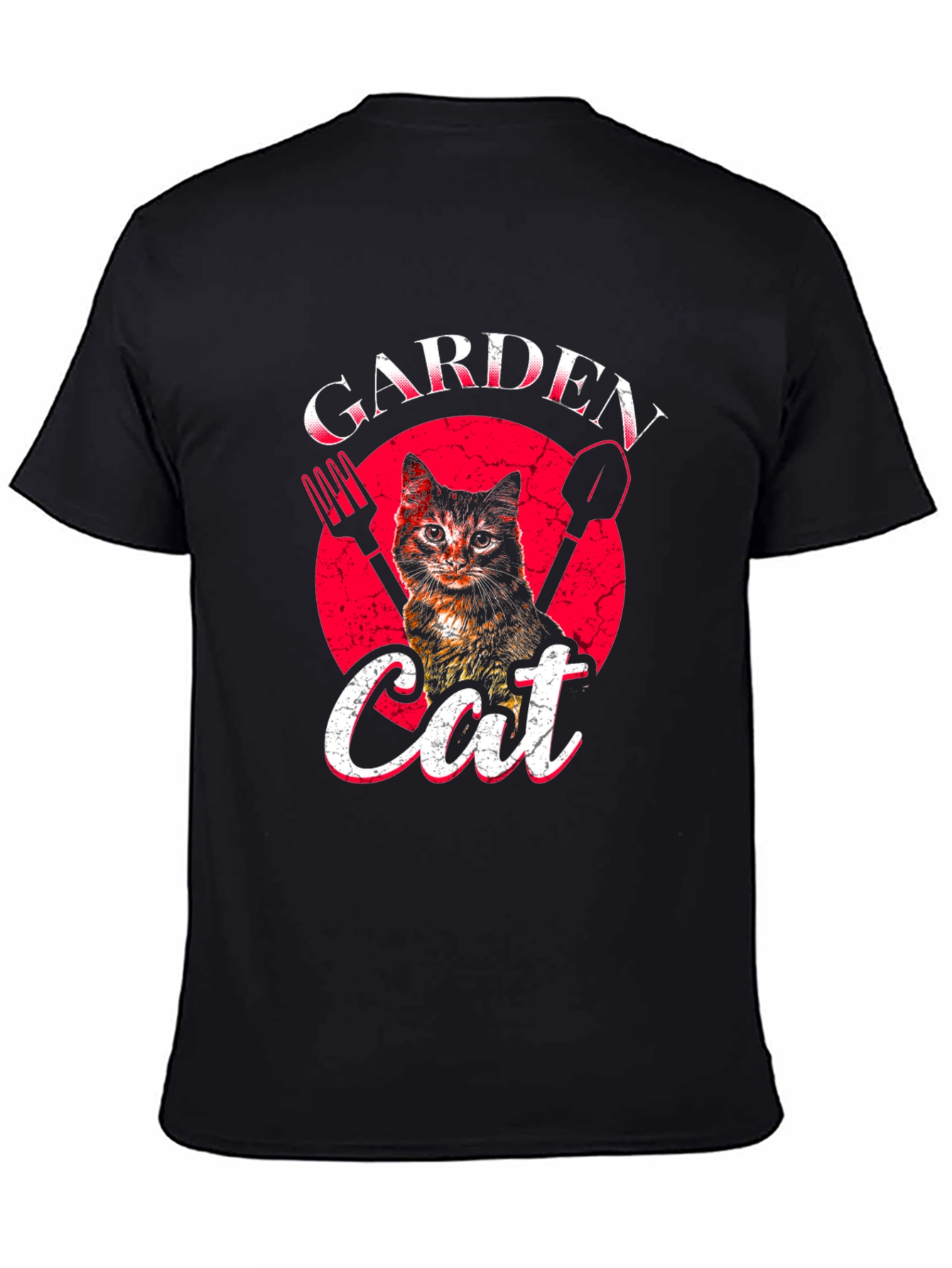 Garden Cat Graphic T-Shirt