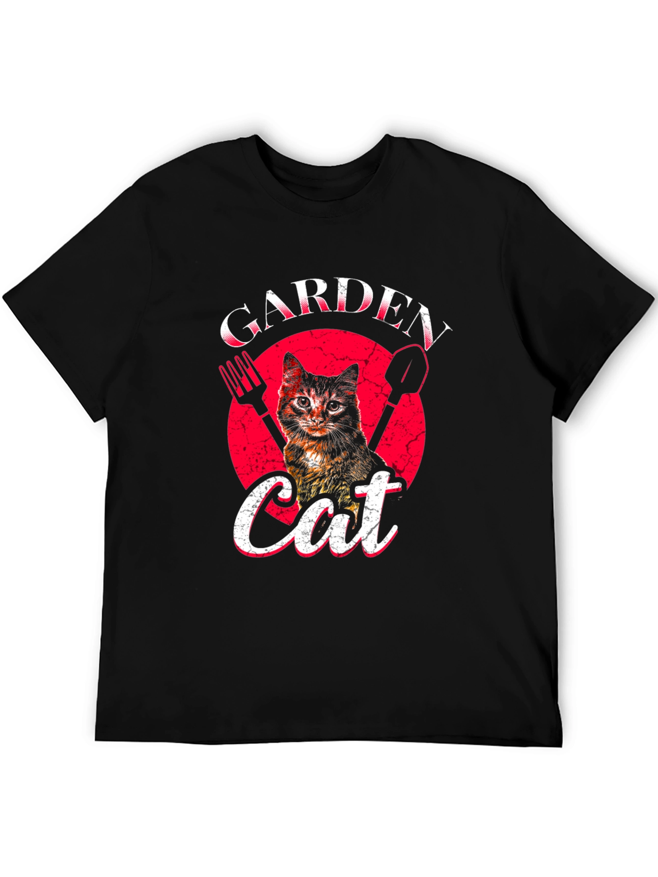 Garden Cat Graphic T-Shirt