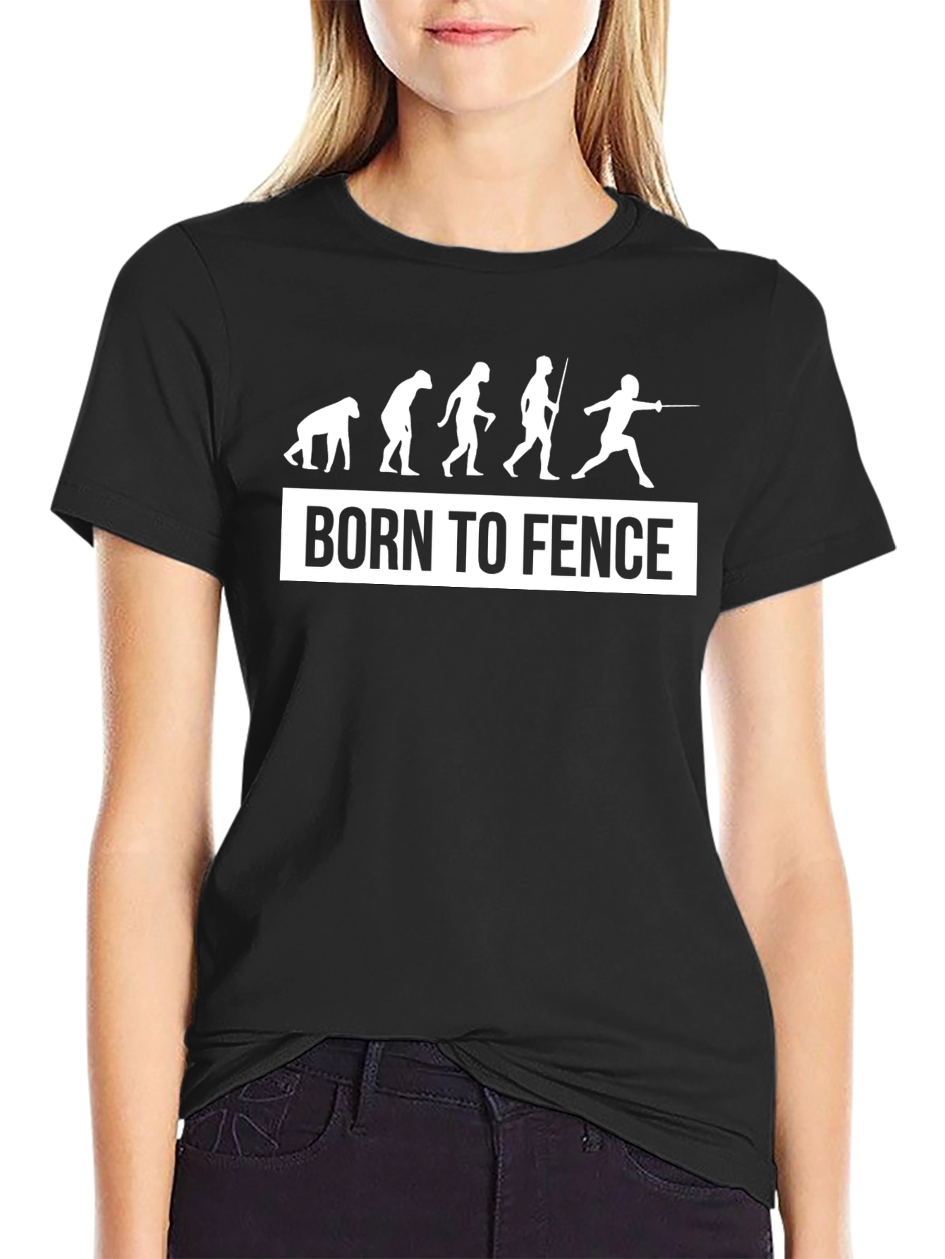 Born to Fence T-Shirt - Fencing Evolution Tee