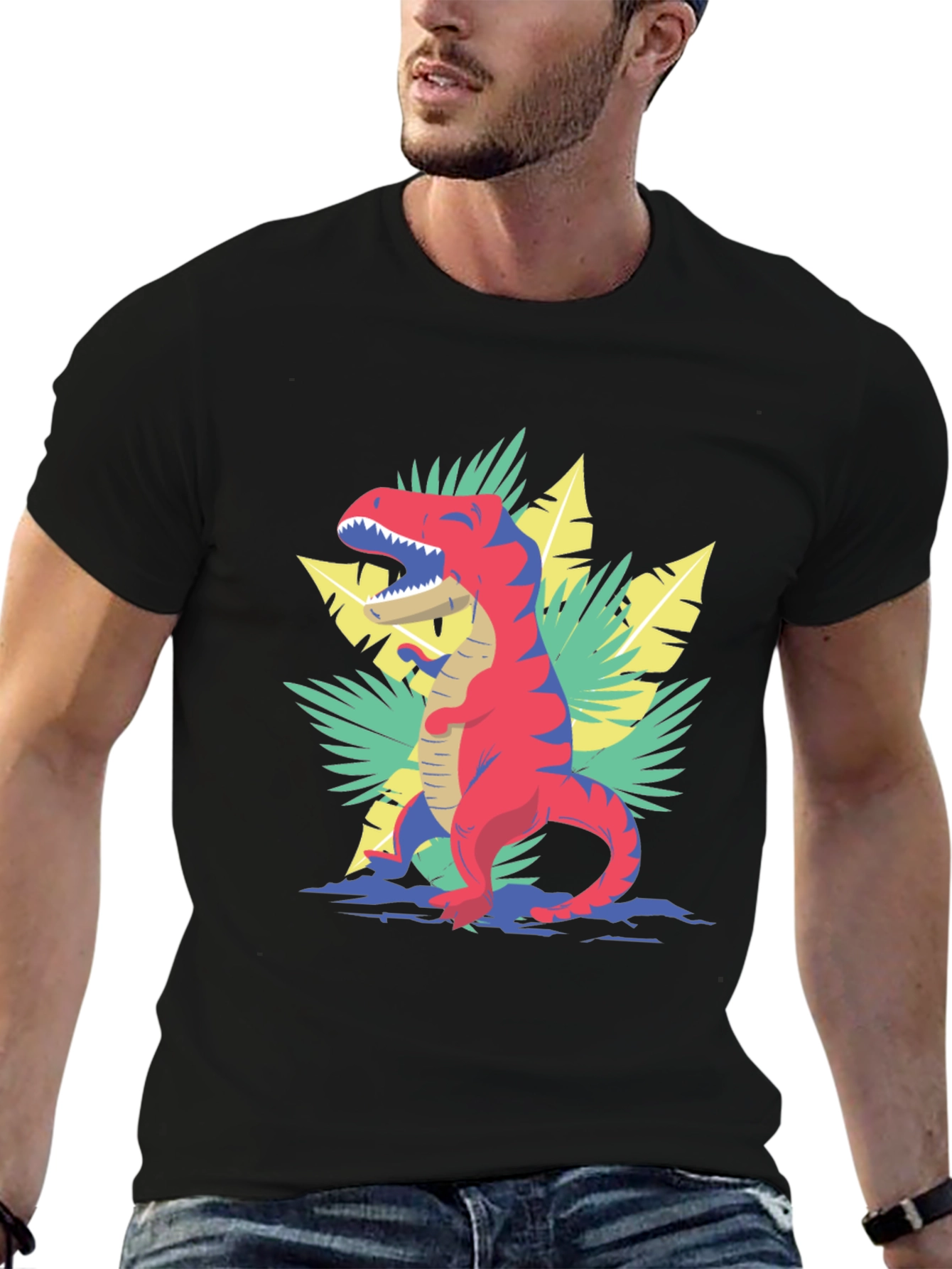 Dino Graphic Tee - Cool T-Rex T-Shirt