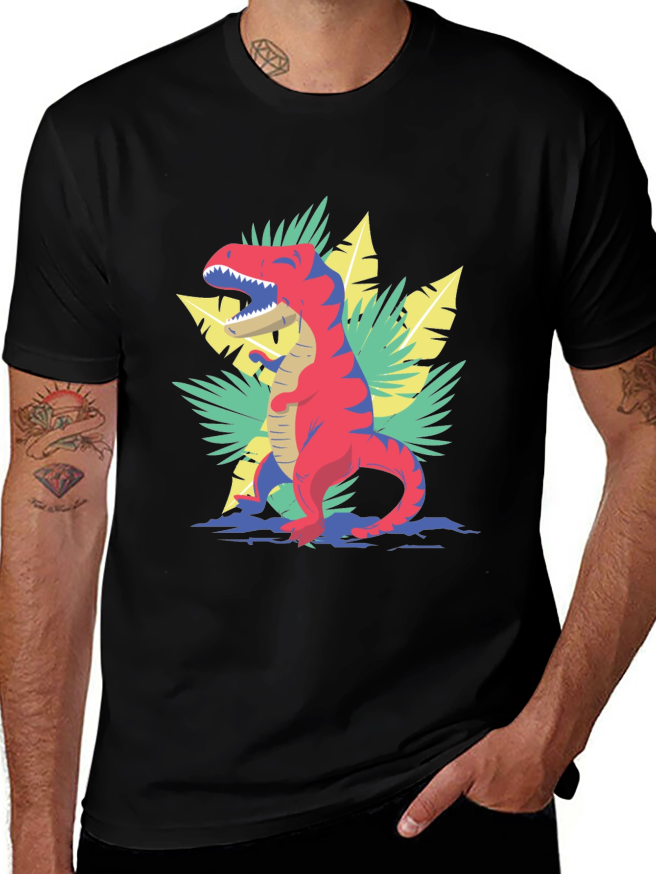 Dino Graphic Tee - Cool T-Rex T-Shirt