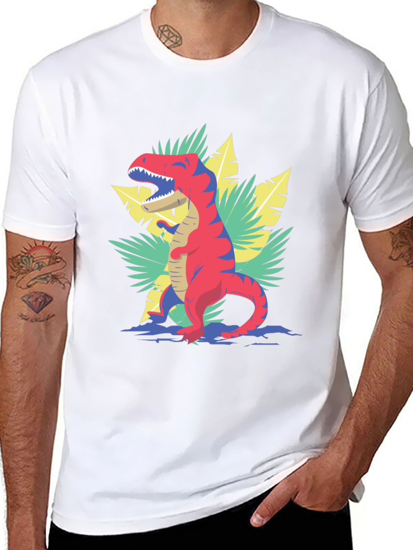 Dino Graphic Tee - Cool T-Rex T-Shirt