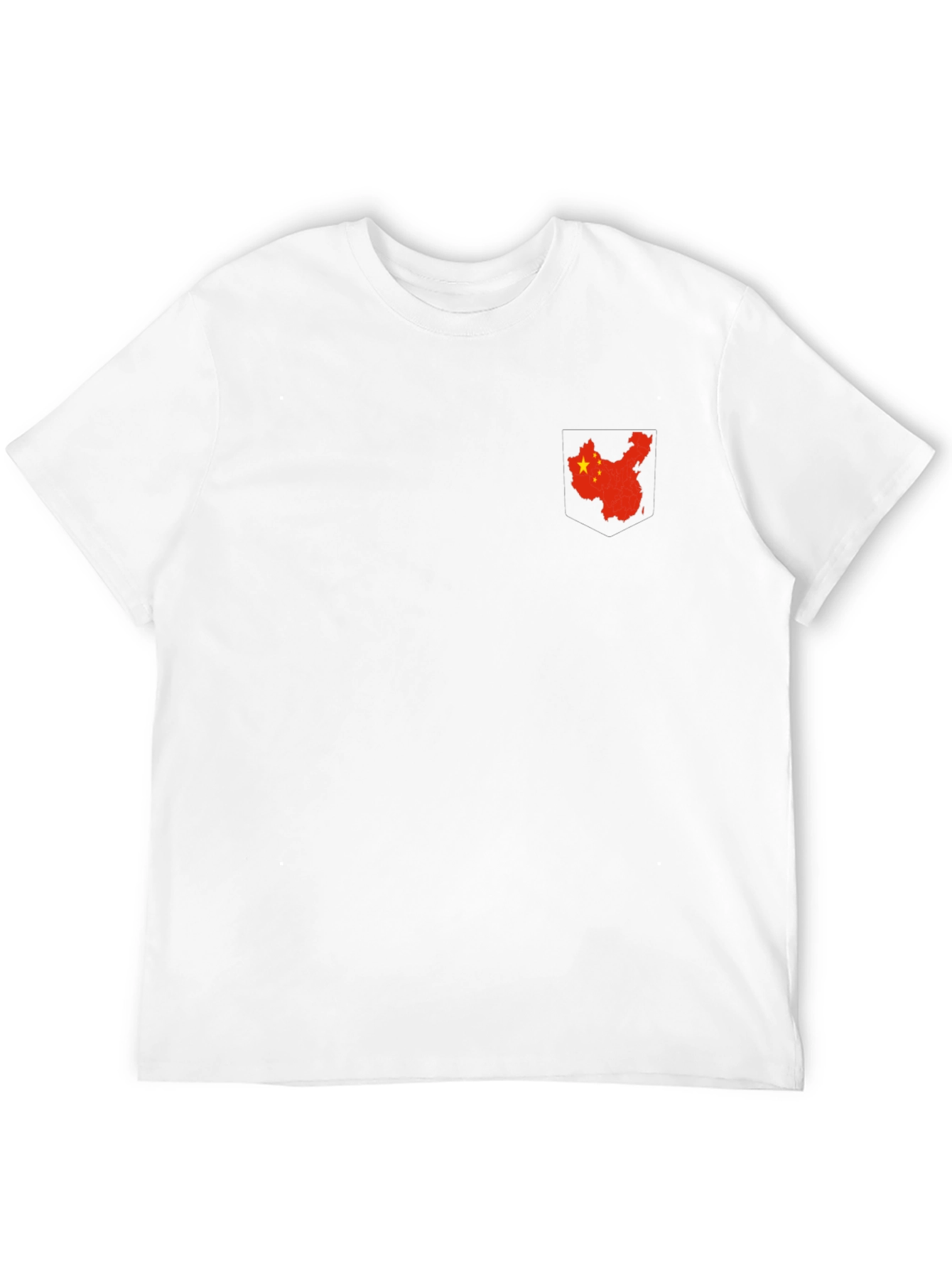 China Flag Graphic Black T-Shirt