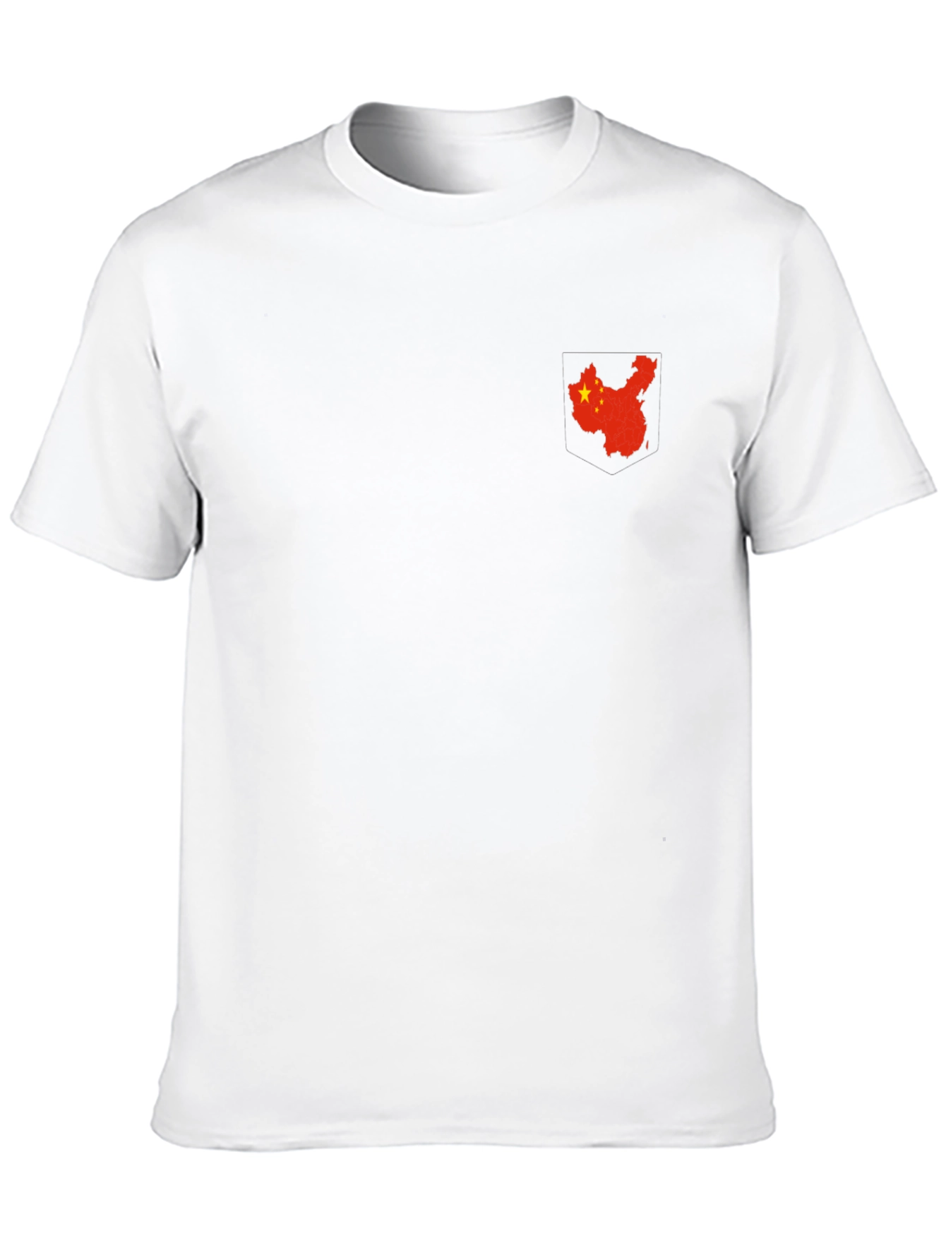 China Flag Graphic Black T-Shirt