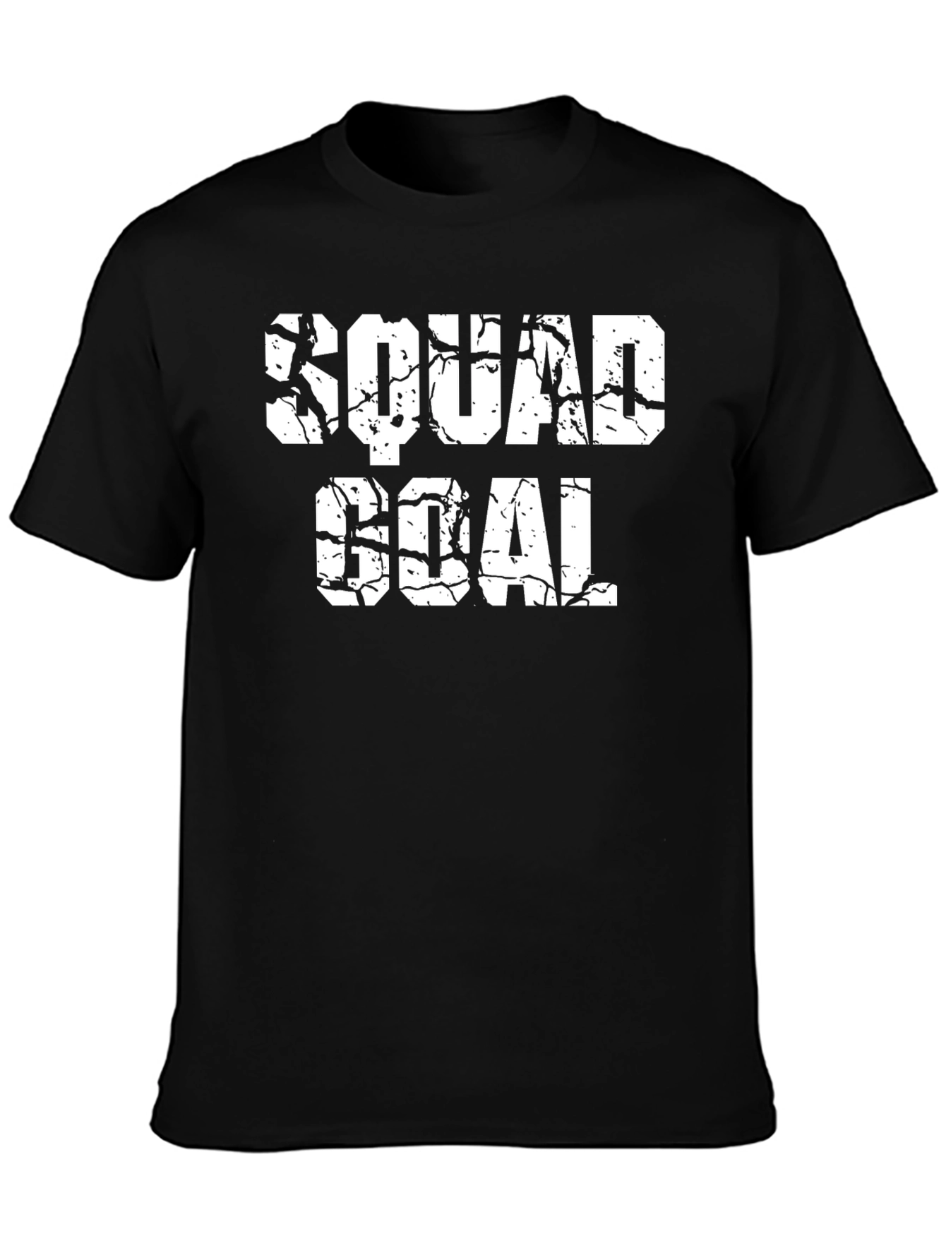 Squad Goal Graphic T-Shirt - Black