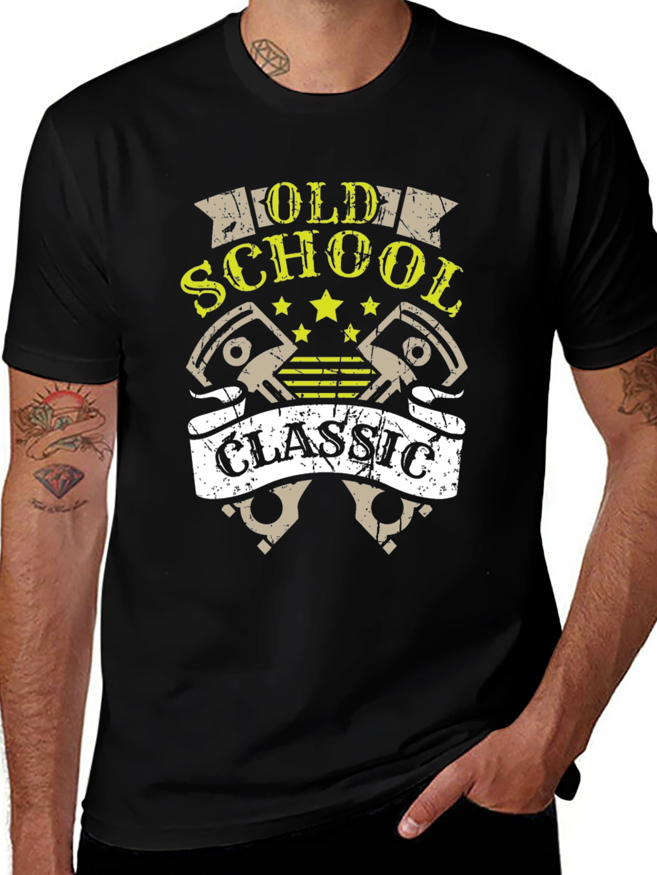 Old School Classic Graphic T-Shirt