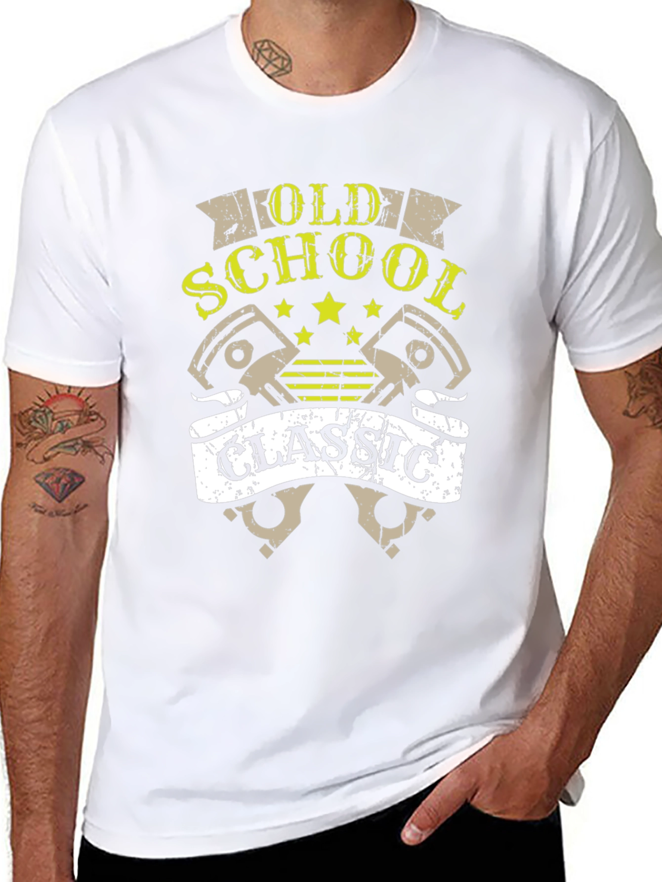 Old School Classic Graphic T-Shirt