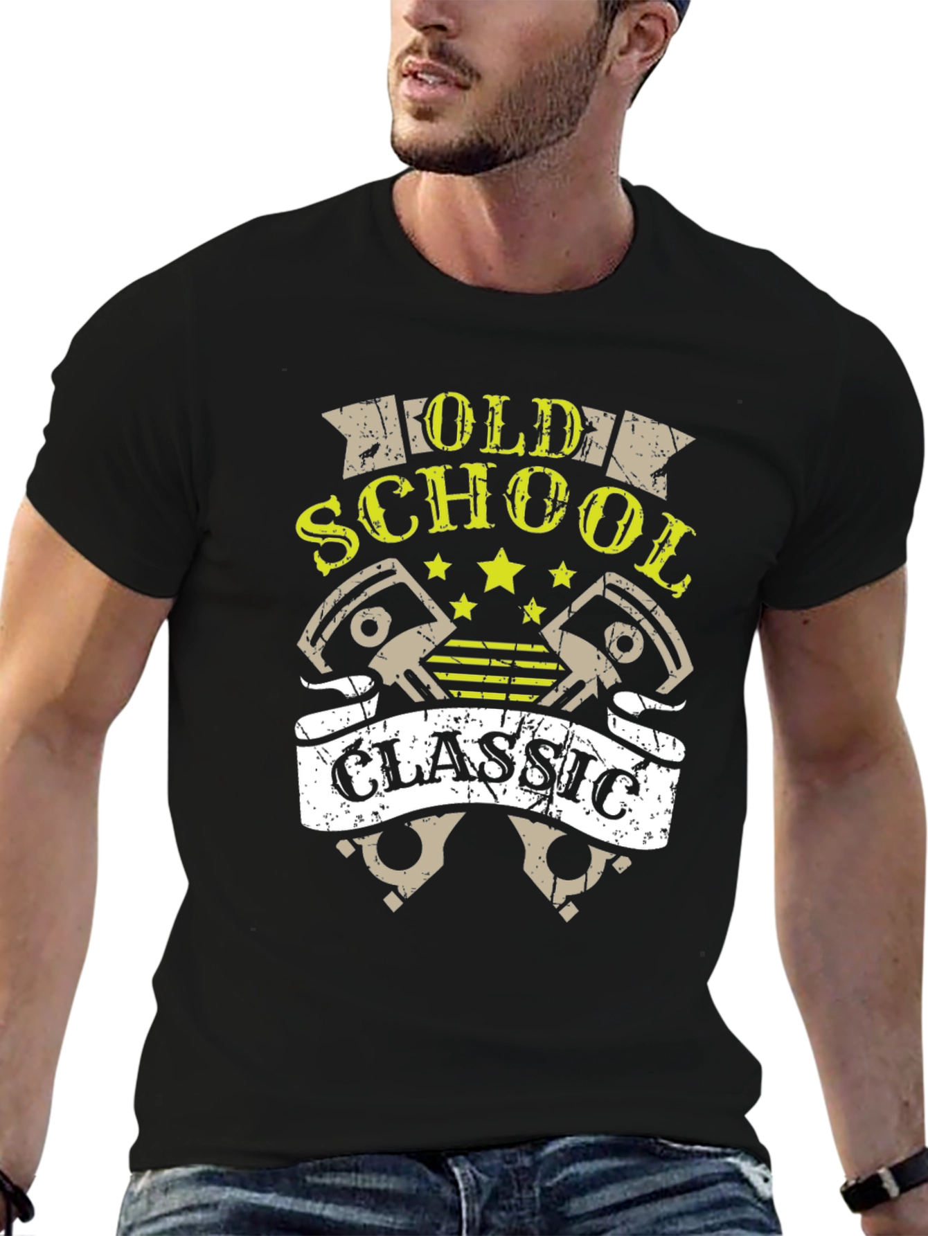 Old School Classic Graphic T-Shirt