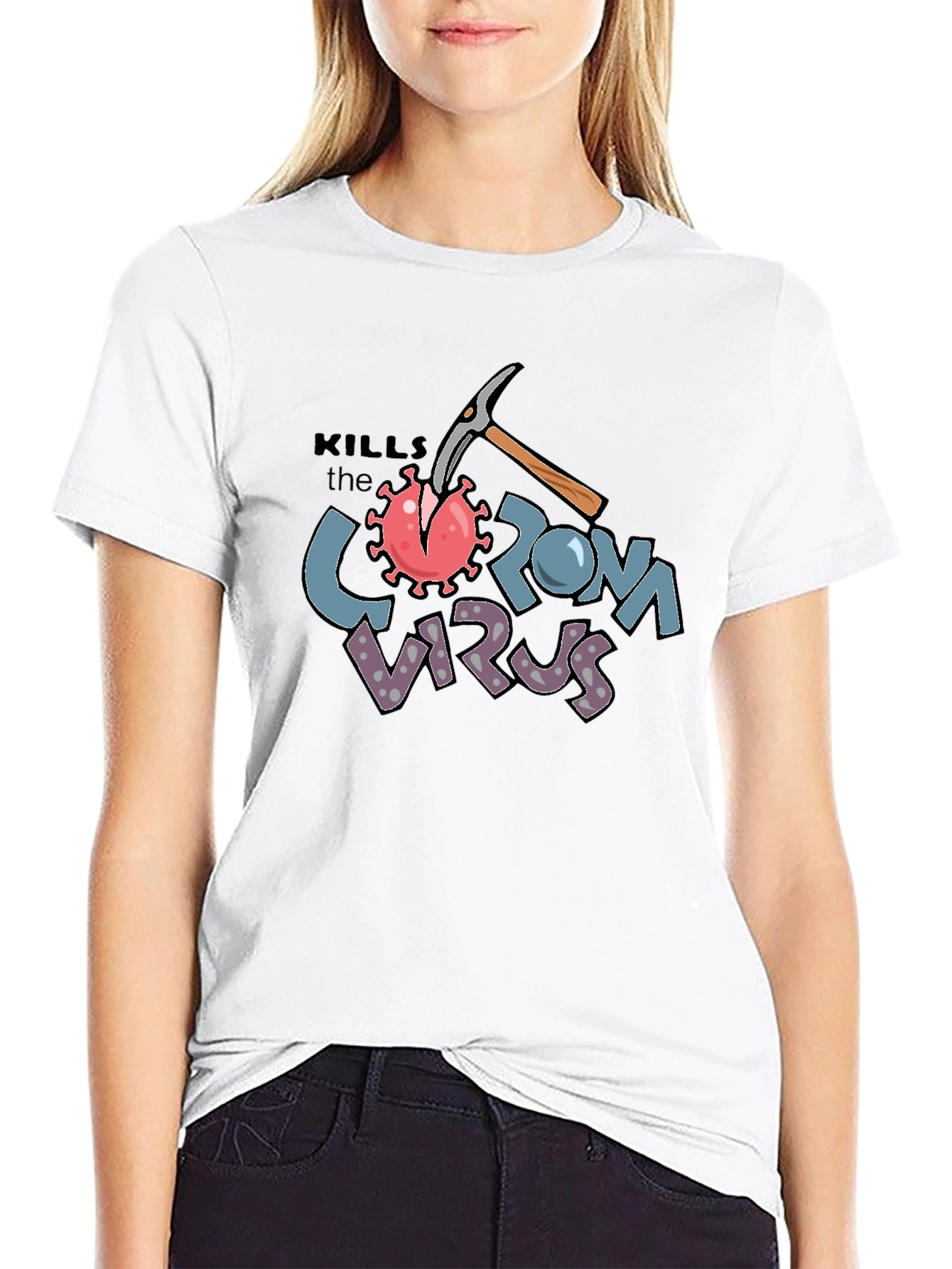 Corona Virus Killer Graphic T-Shirt