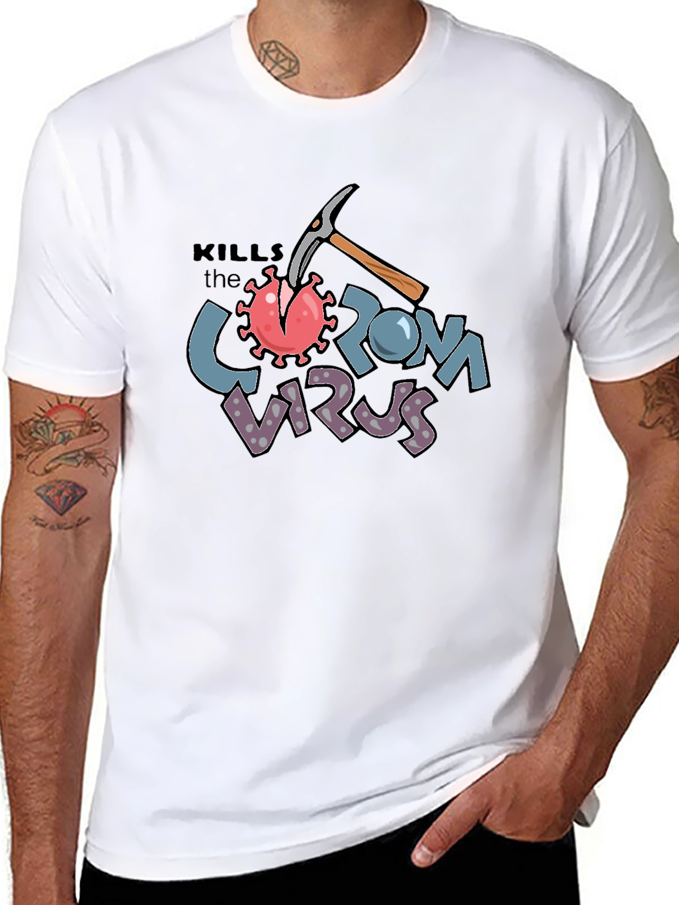 Corona Virus Killer Graphic T-Shirt