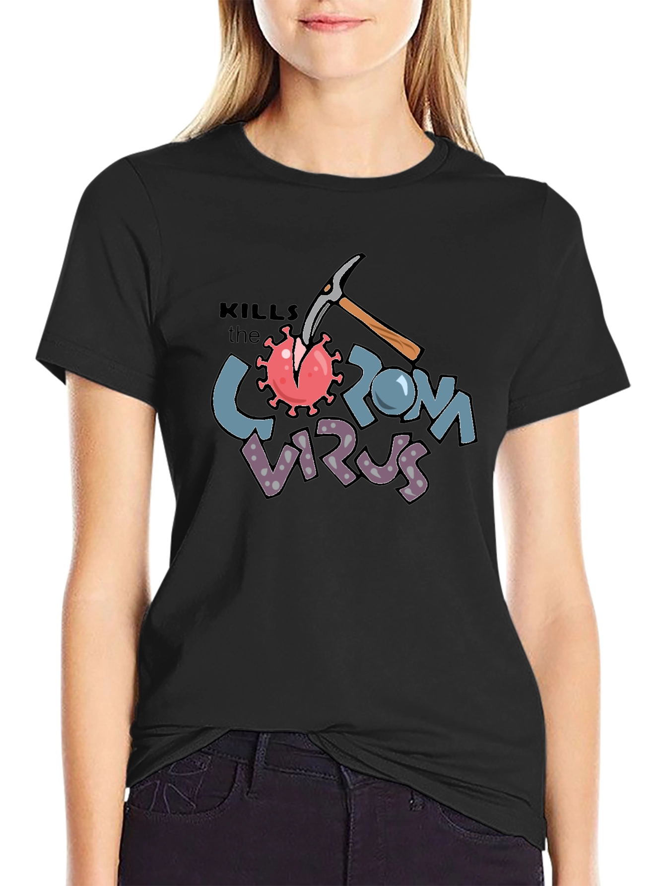 Corona Virus Killer Graphic T-Shirt