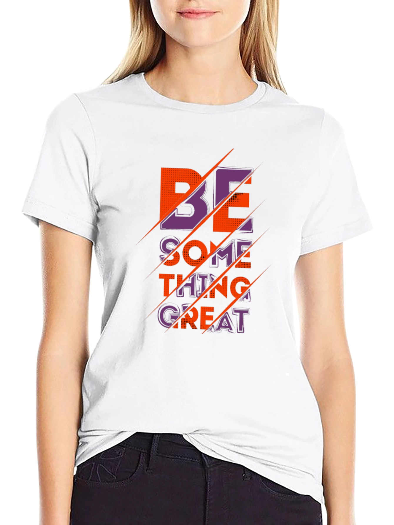 Be Something Great Graphic Tee - Stylish Black T-Shirt