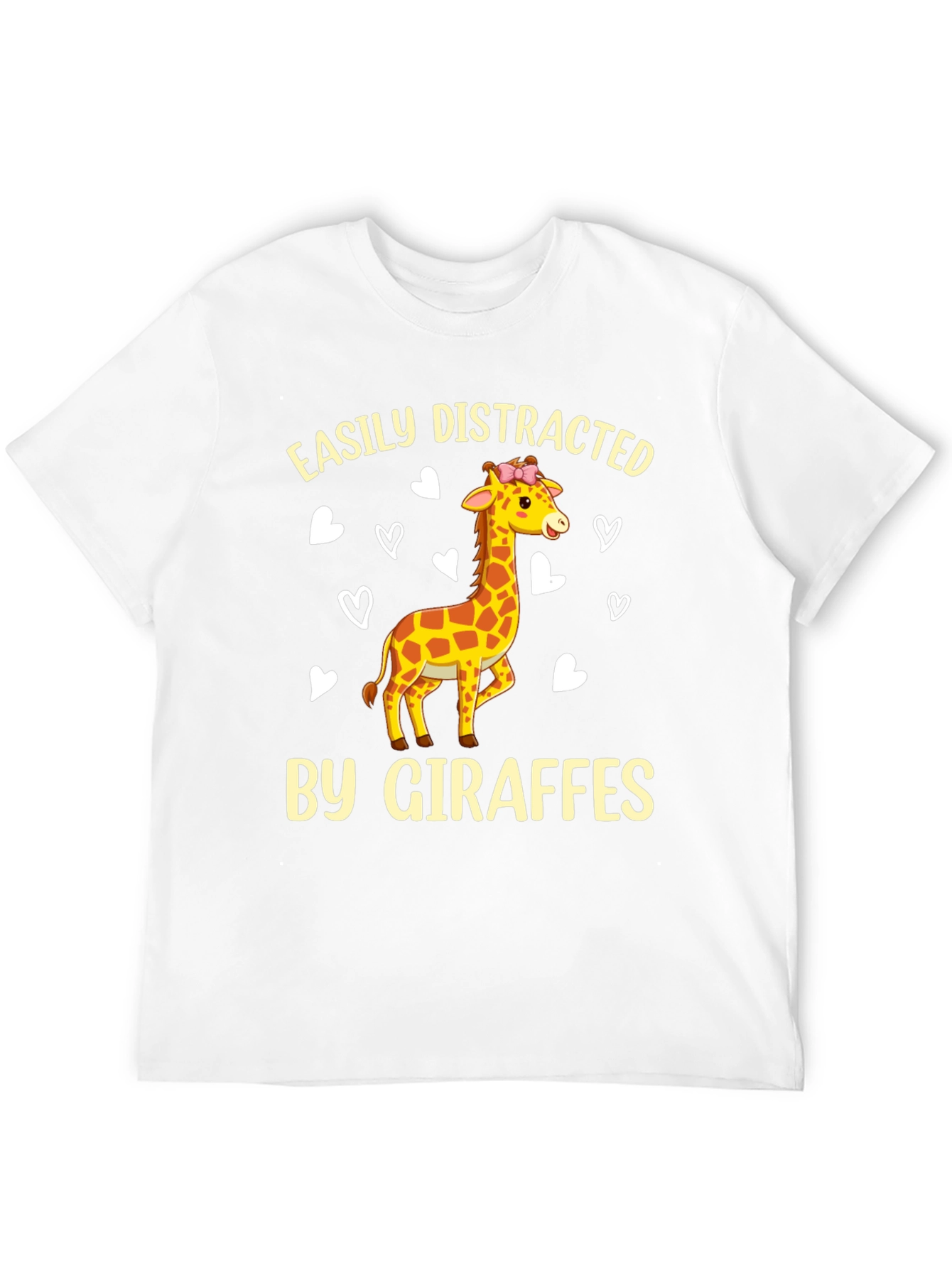 Giraffe Lover Tee - Easily Distracted Funny T-Shirt