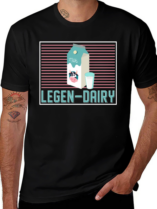 Legen-Dairy Graphic Tee - Milk Lovers T-Shirt