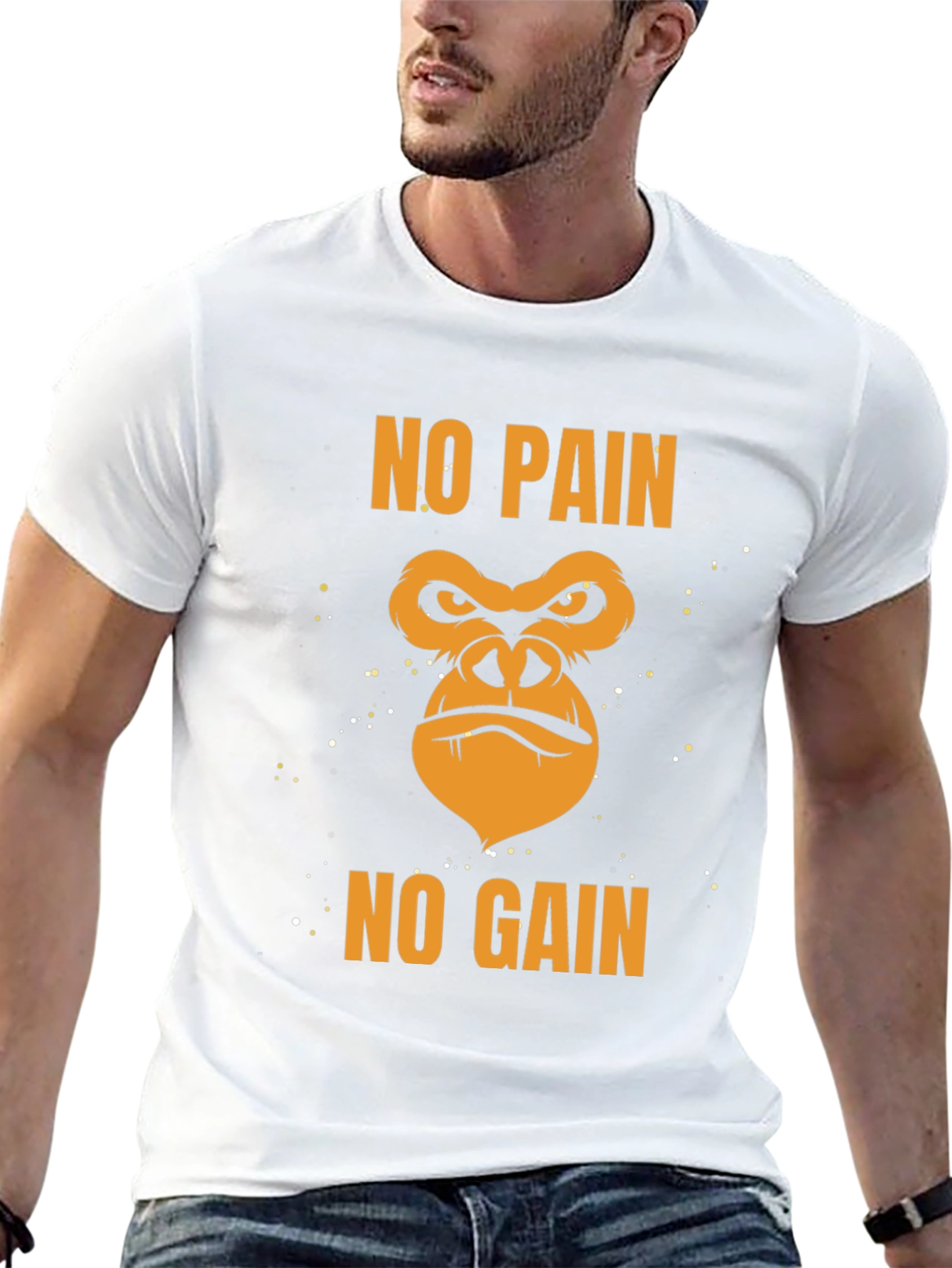 No Pain No Gain Gorilla Gym T-Shirt