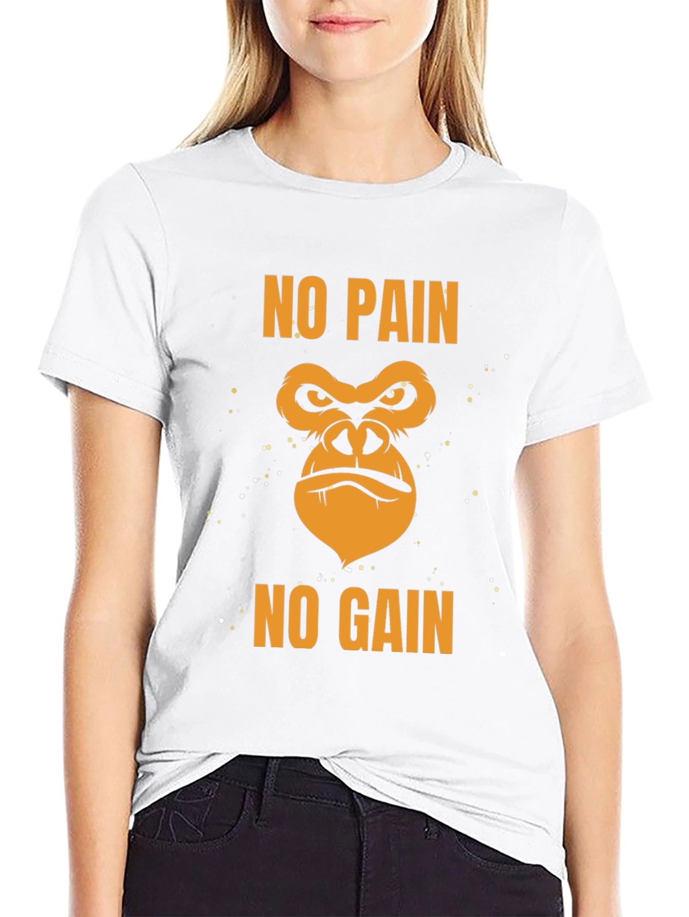 No Pain No Gain Gorilla Gym T-Shirt