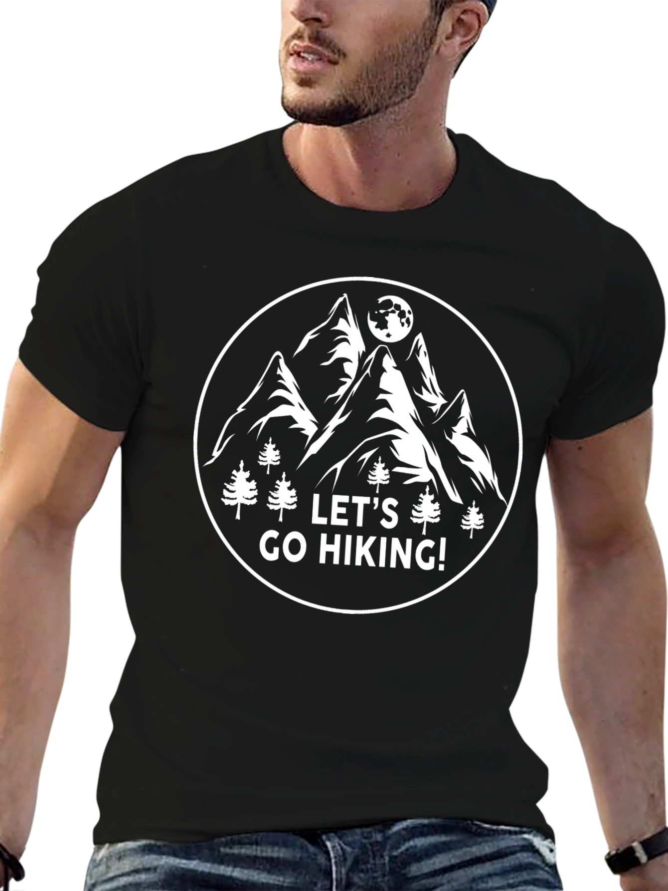 Lets Go Hiking! Mountain T-Shirt