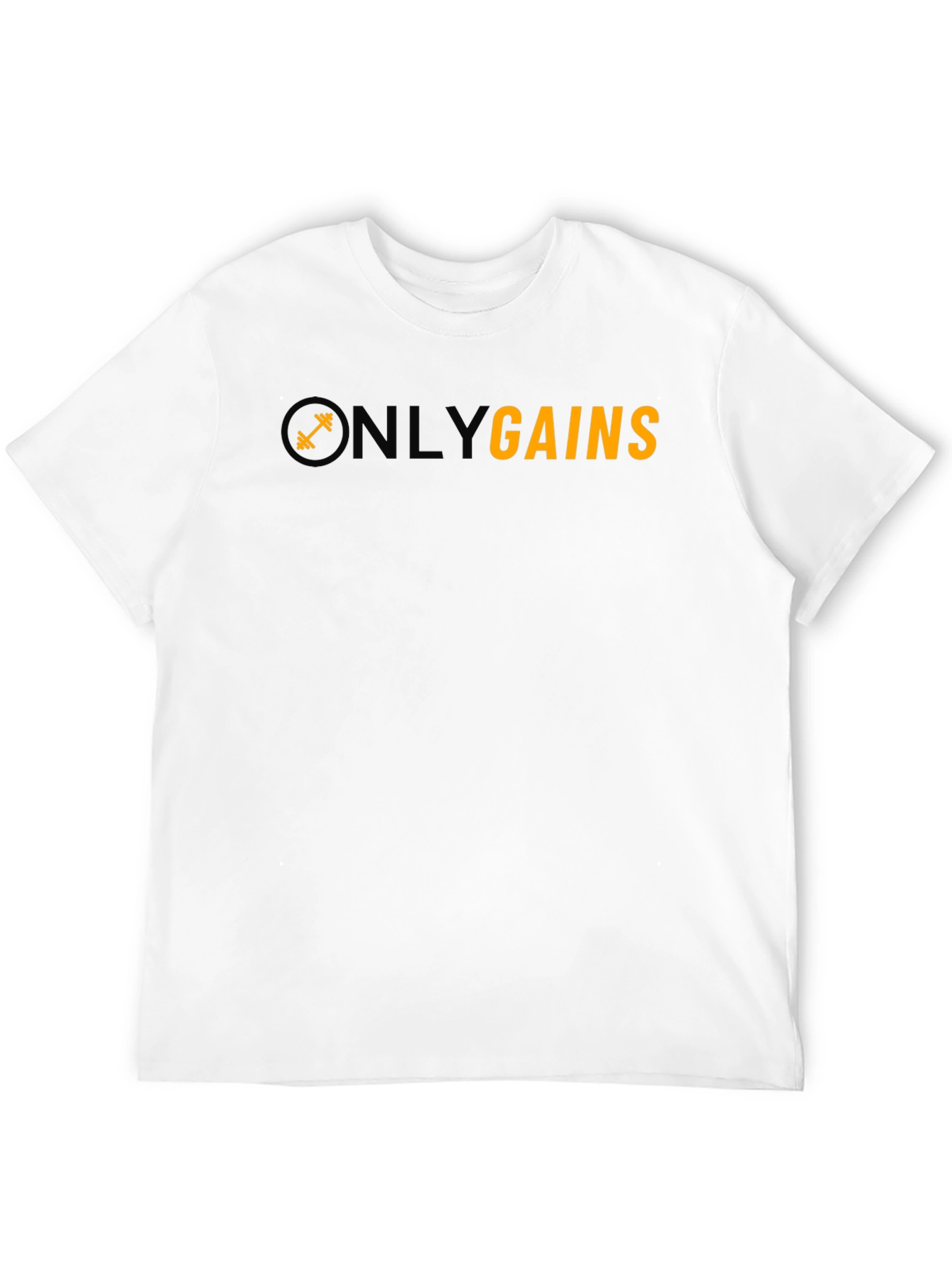 Only Gains Black Gym T-Shirt