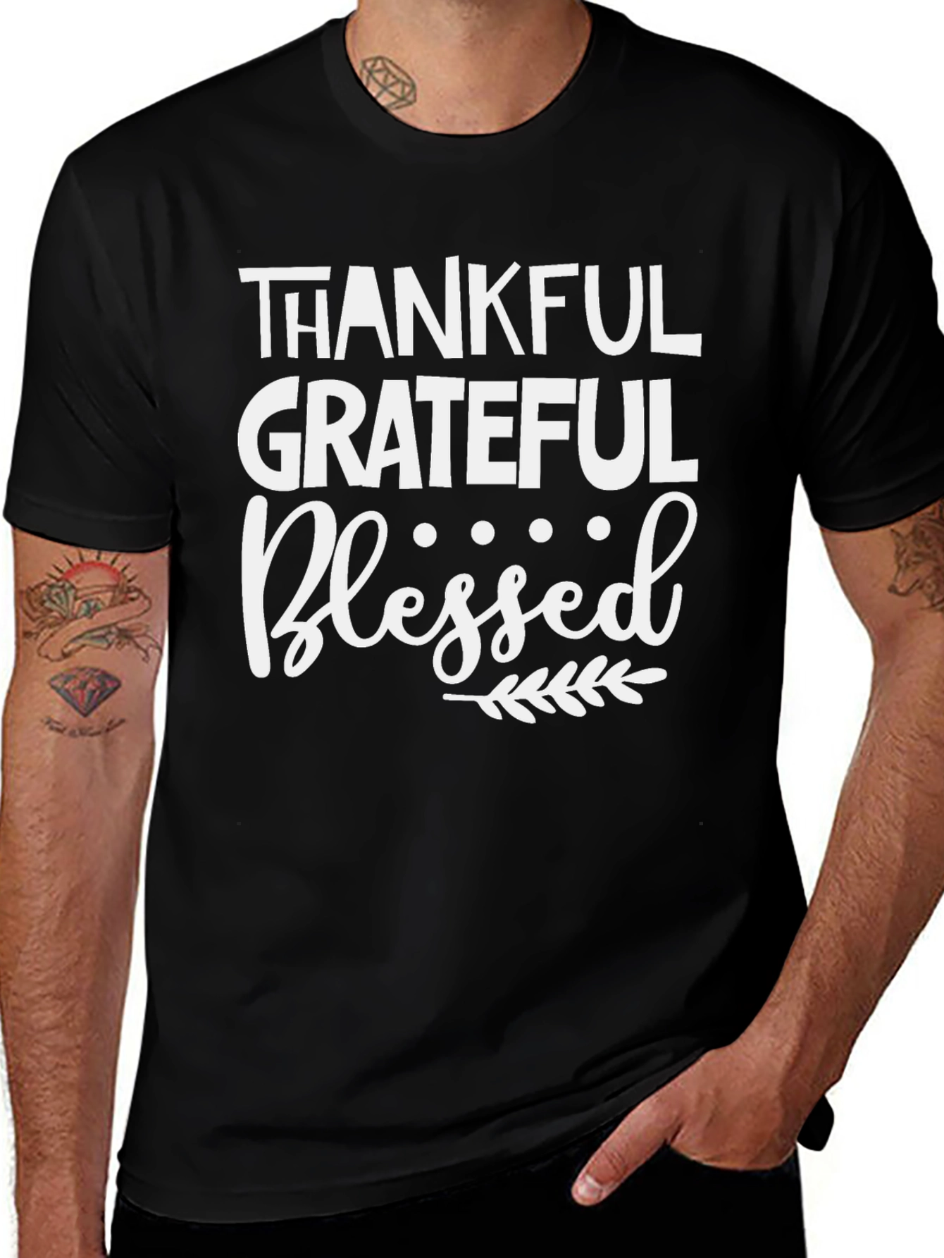 Thankful Grateful Blessed T-Shirt