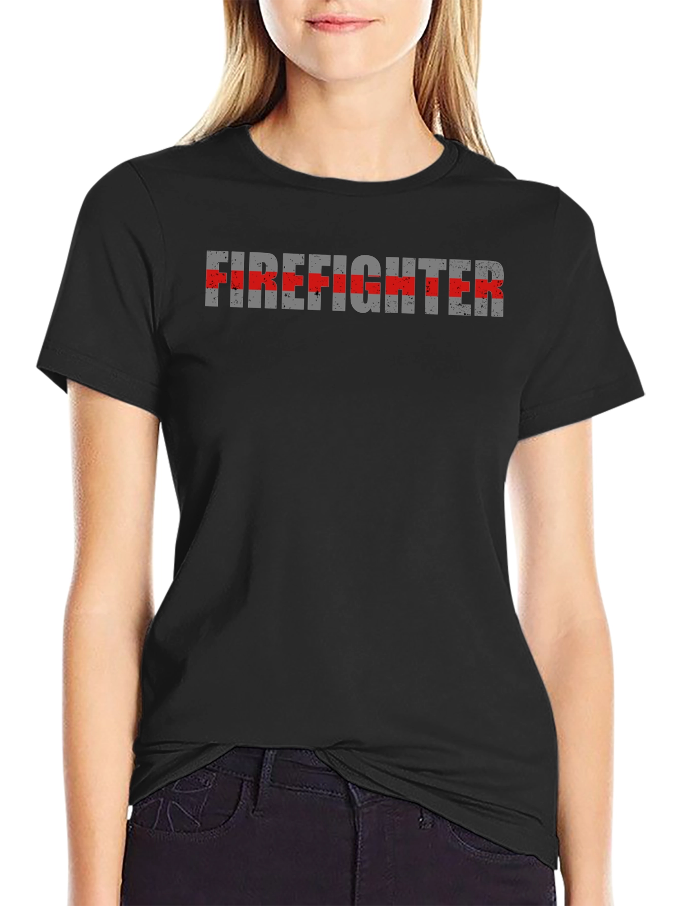 Firefighter T-Shirt - Thin Red Line Honor