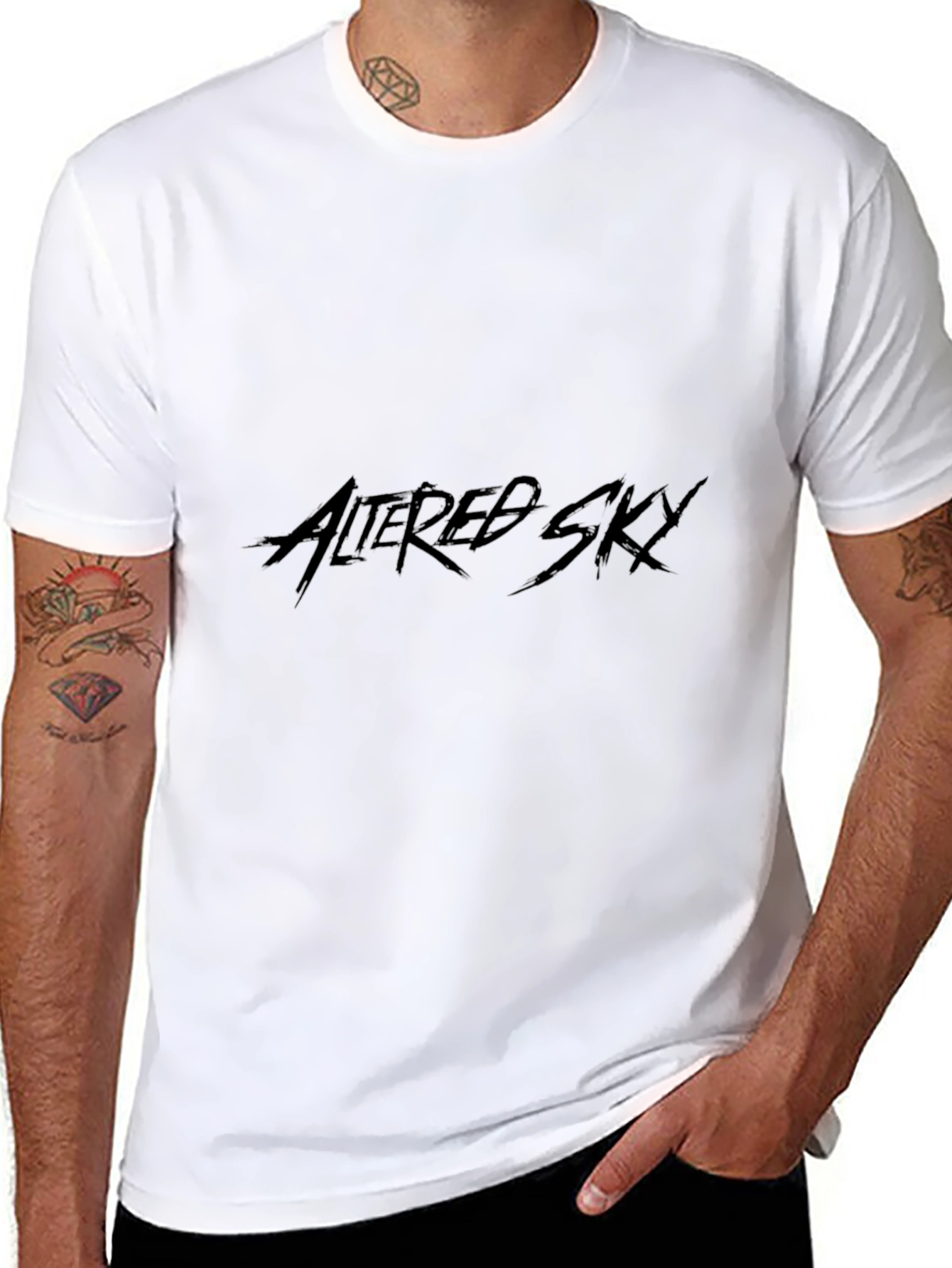 Altered Sky Black Graphic Tee